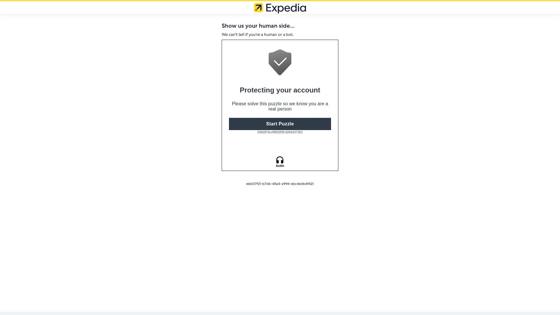 Screenshot of www.expedia.com