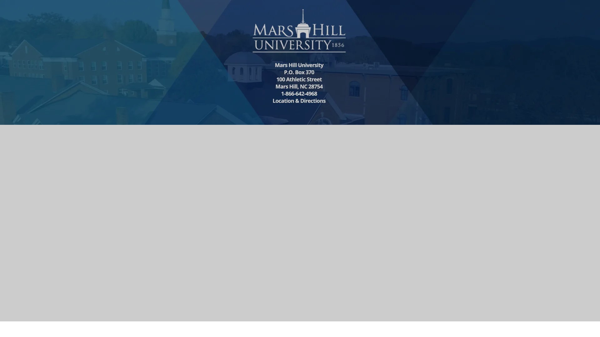 Screenshot of www.exploremhu.com
