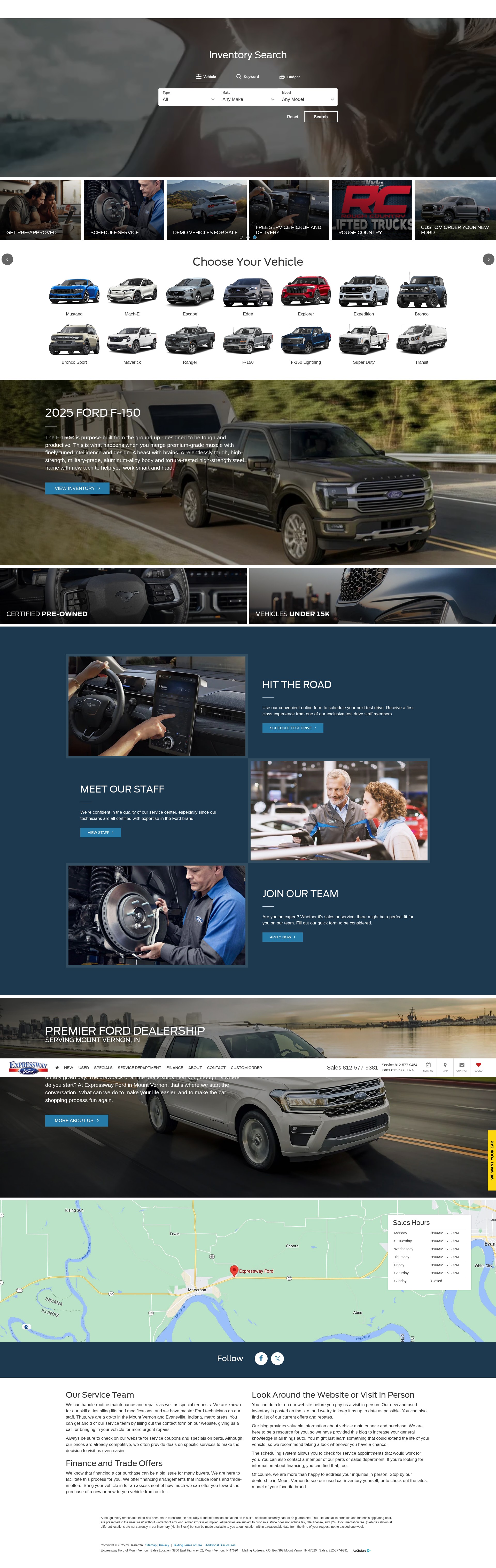 Screenshot of www.expresswayfordmountvernon.com