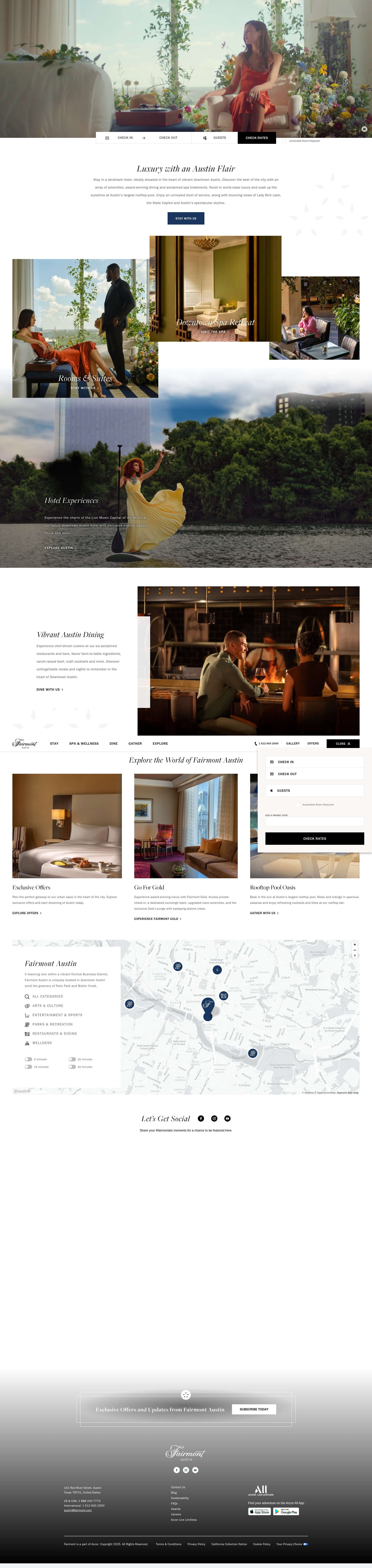 Screenshot of www.fairmont-austin.com