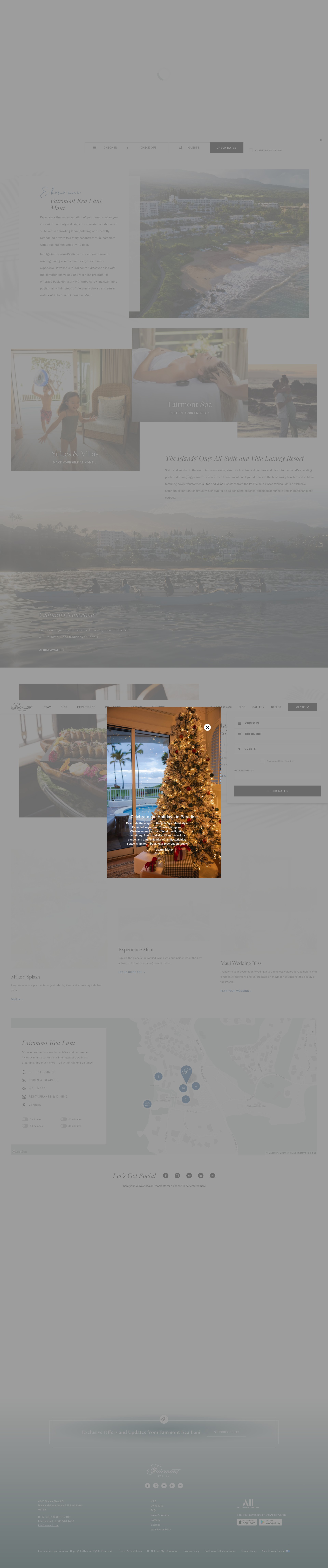 Screenshot of www.fairmont-kea-lani.com