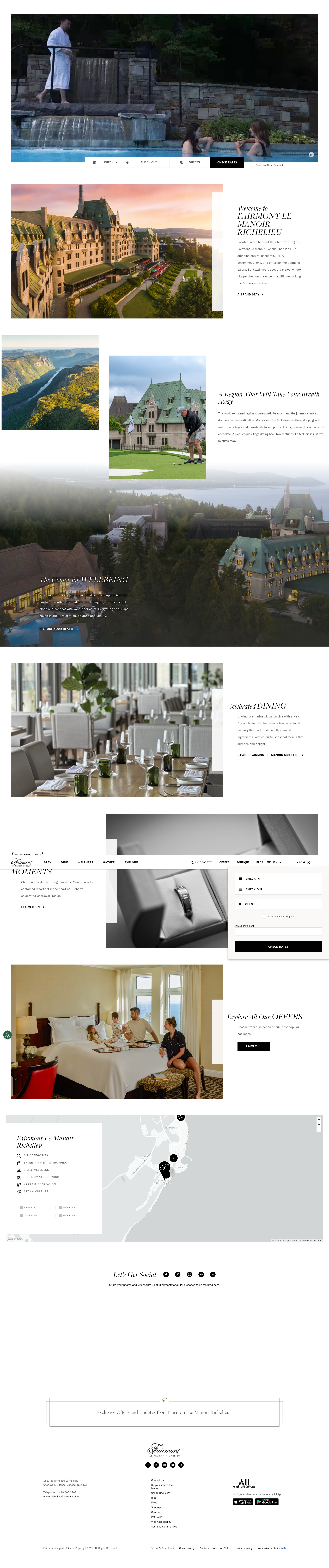 Screenshot of www.fairmont-manoir-richelieu.com