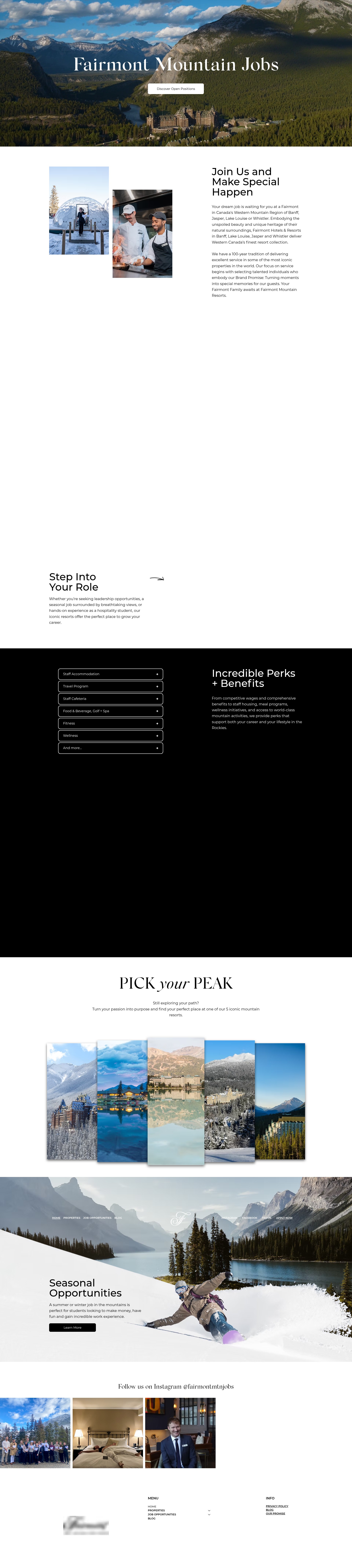 Screenshot of www.fairmontmtnjobs.com
