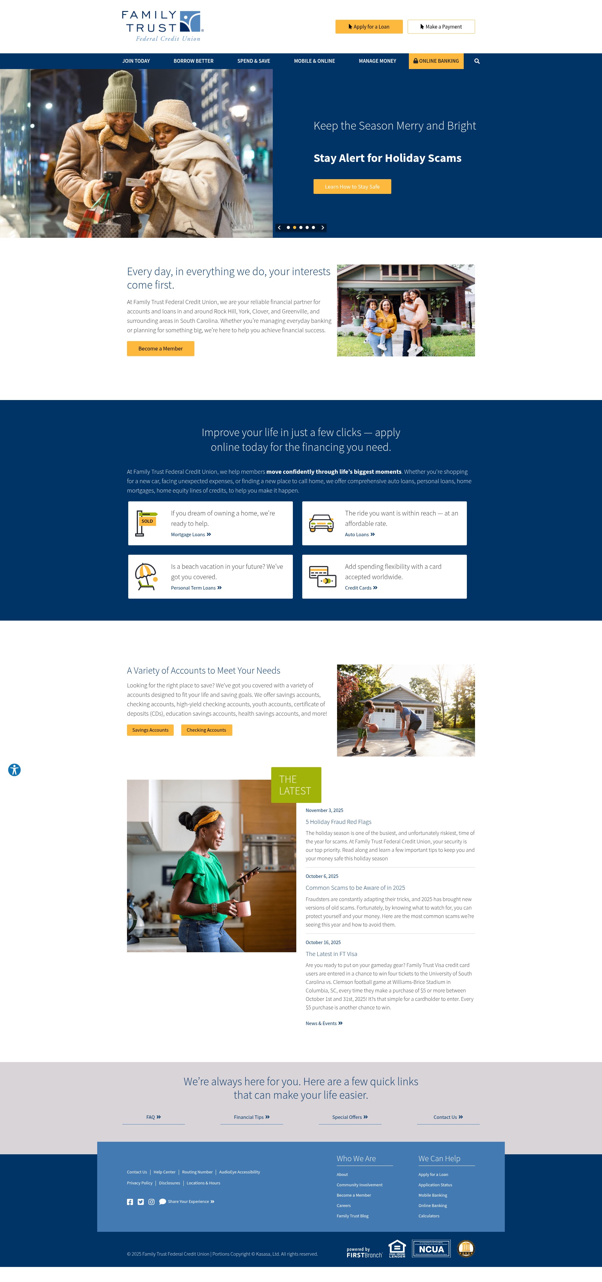 Screenshot of www.familytrust.org