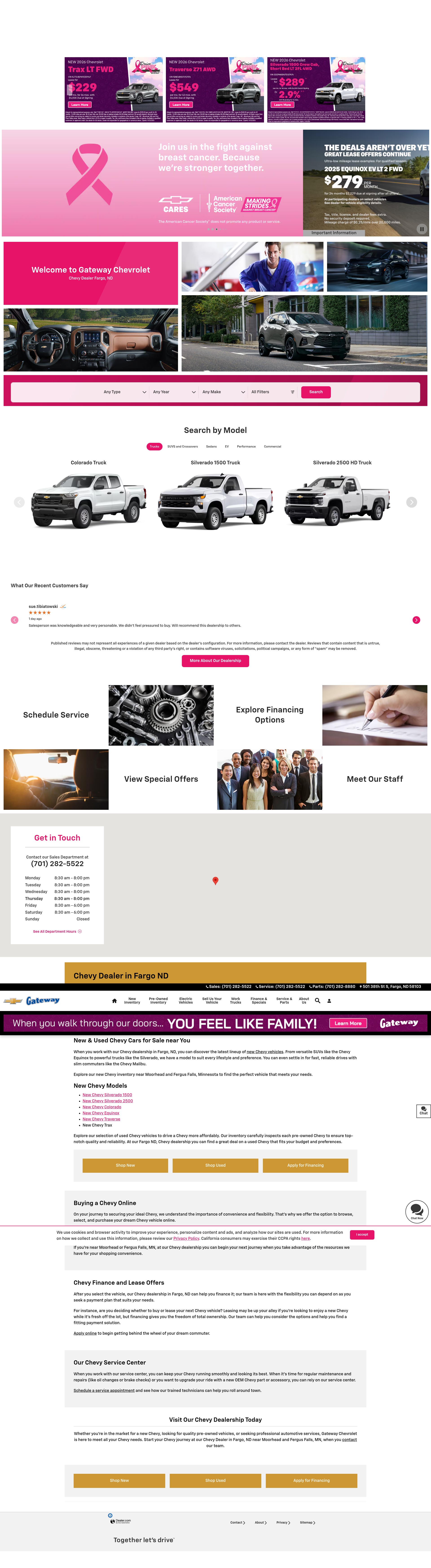 Screenshot of www.fargochevrolet.com