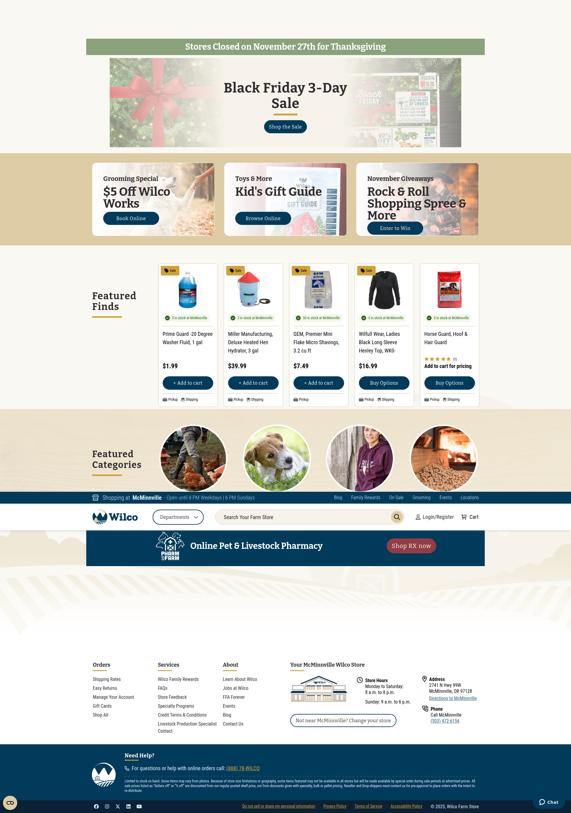 Screenshot of www.farmstore.com
