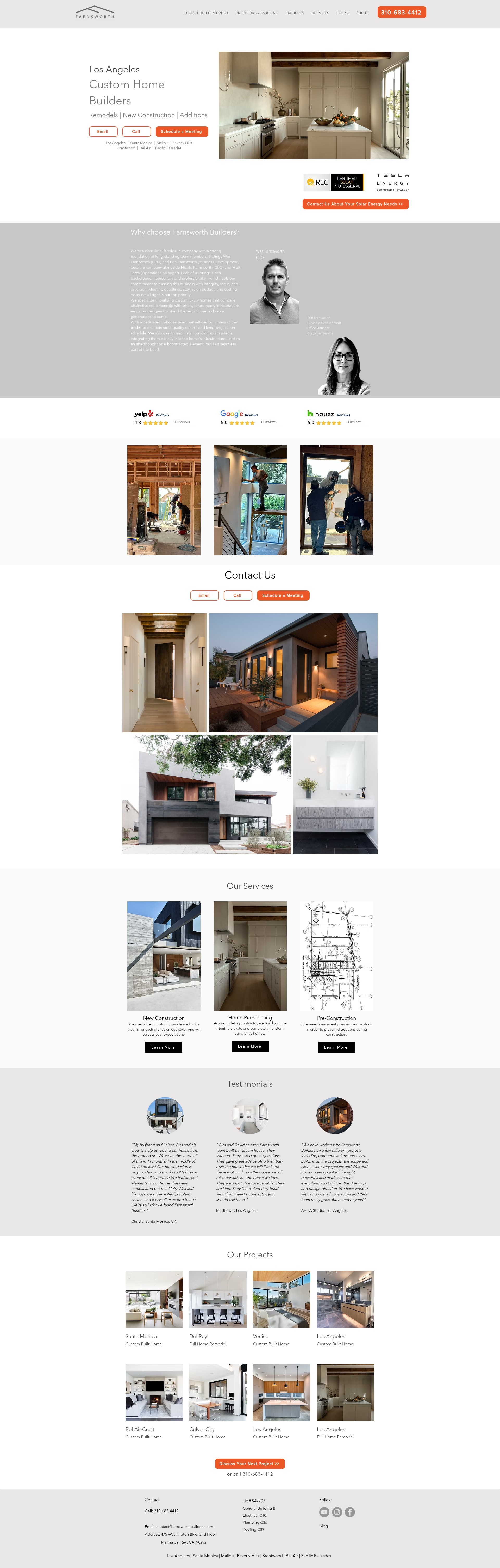 Screenshot of www.farnsworthbuilders.com