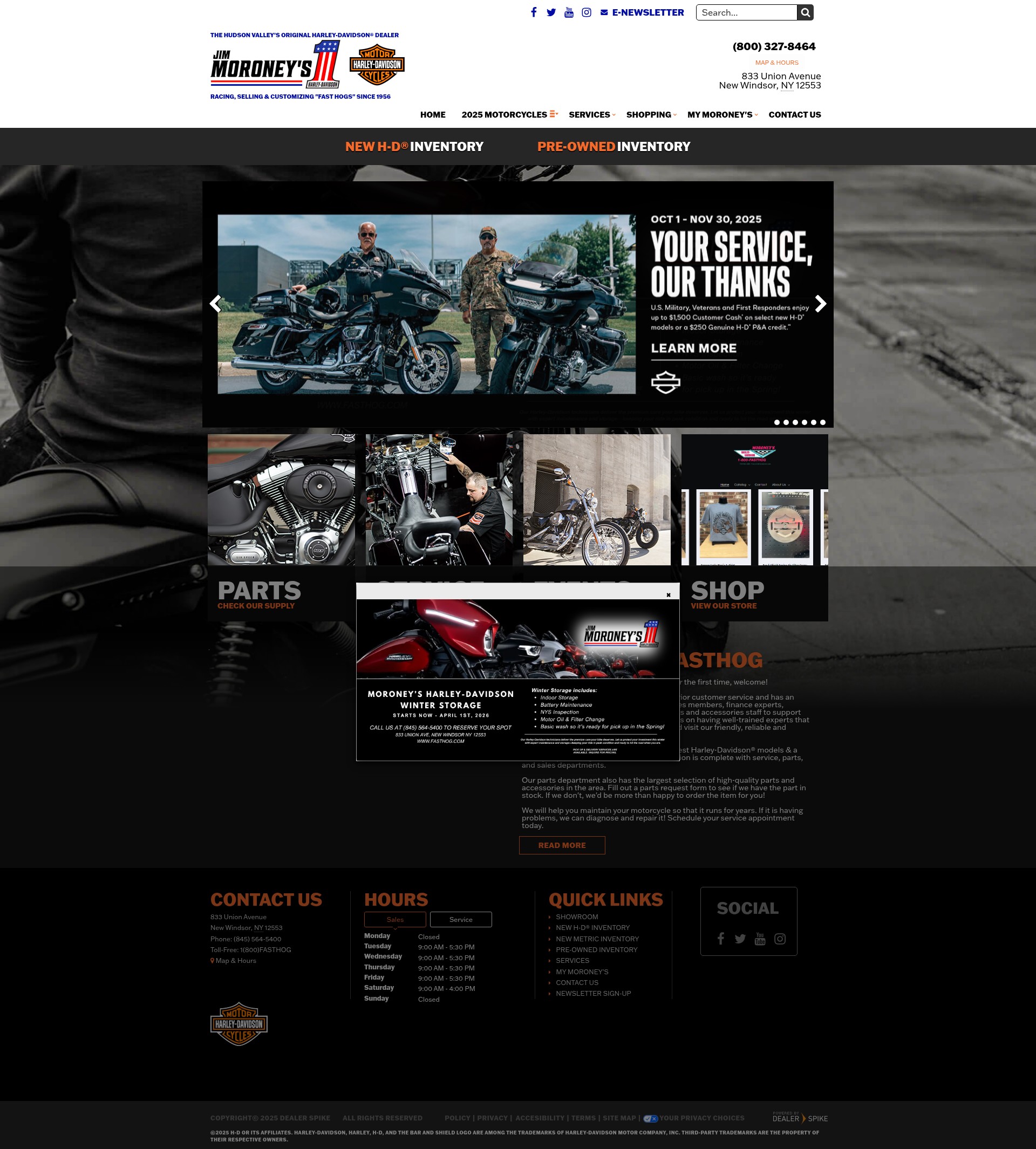 Screenshot of www.fasthog.com