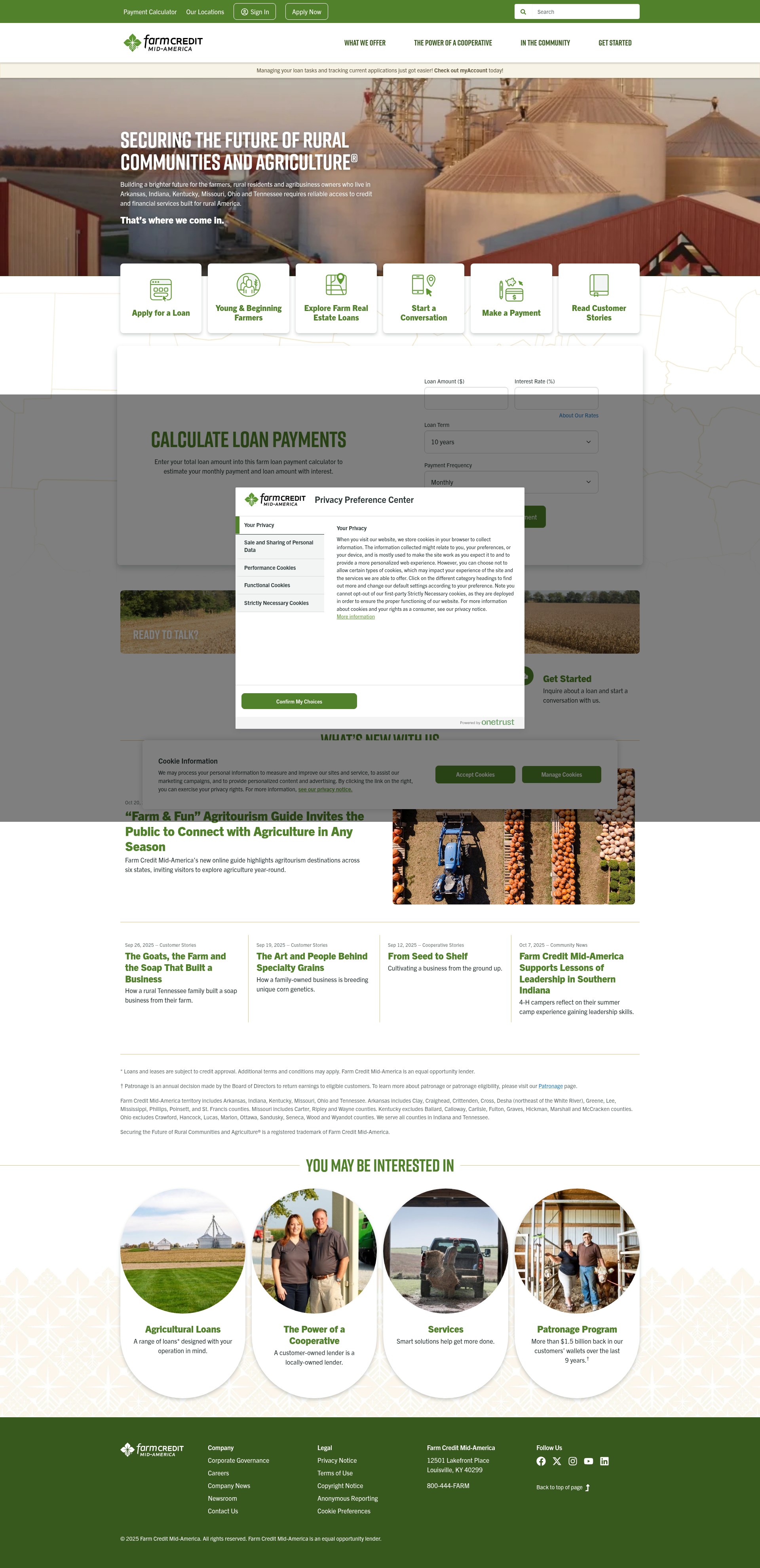 Screenshot of www.fcma.com