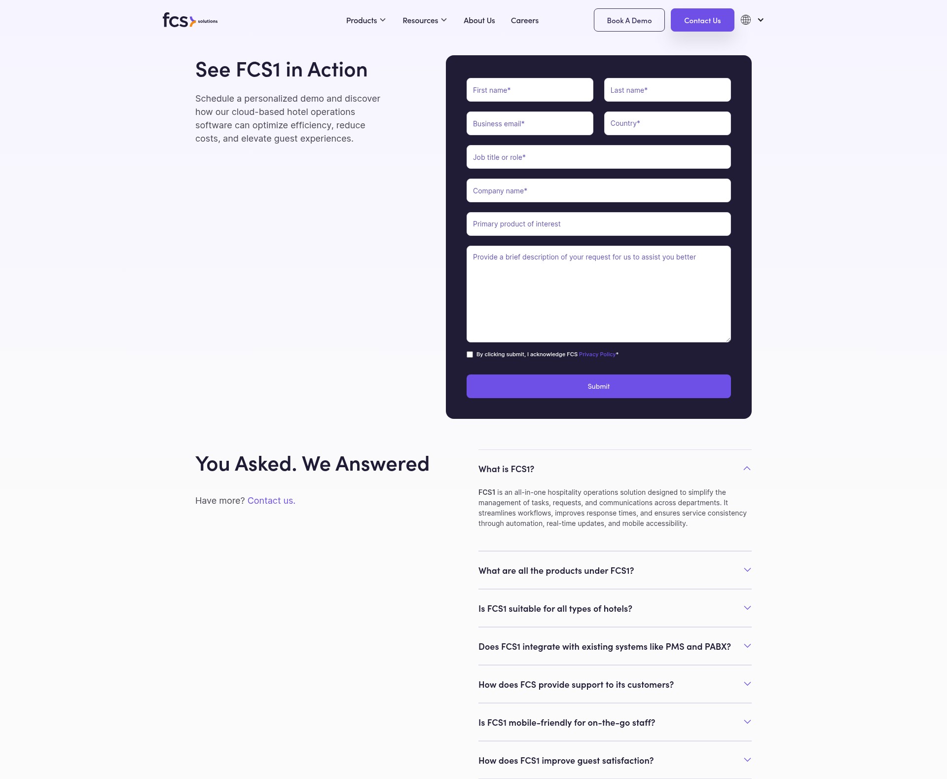 Screenshot of www.fcshub.com