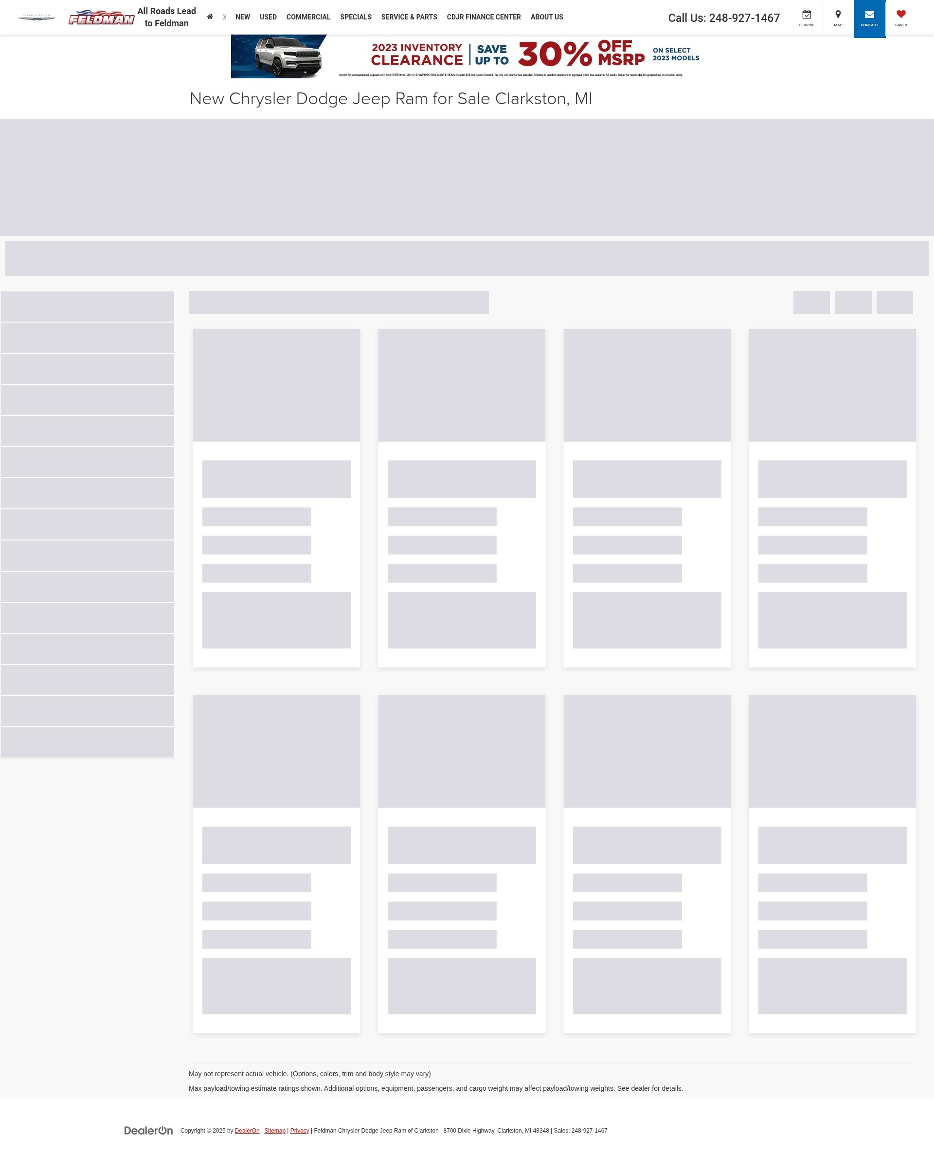 Screenshot of www.feldmanclarkston.com