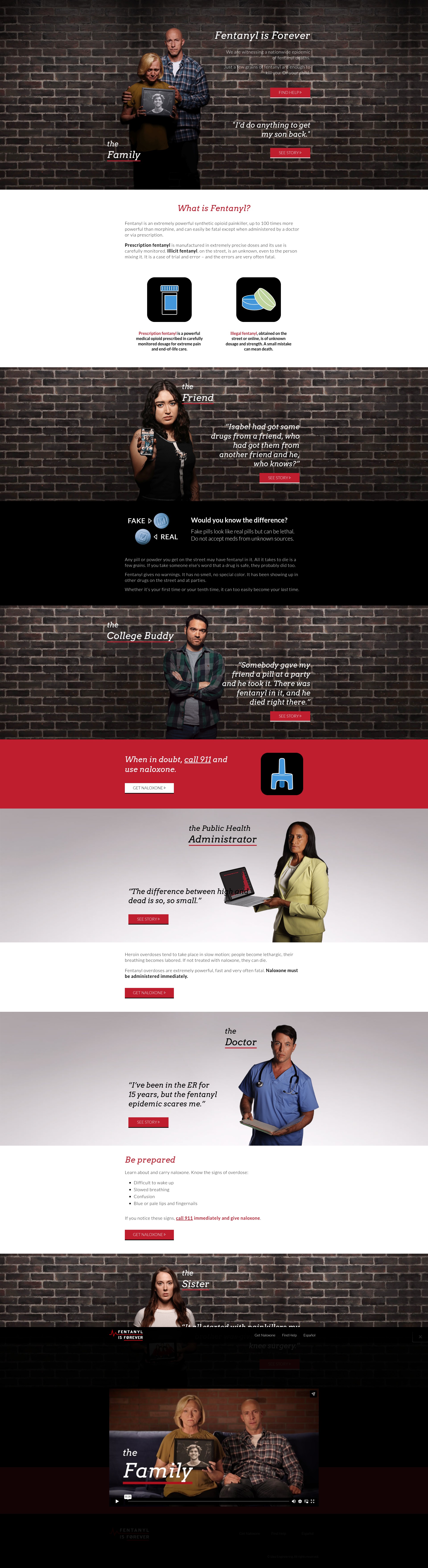 Screenshot of www.fentanylisforever.org
