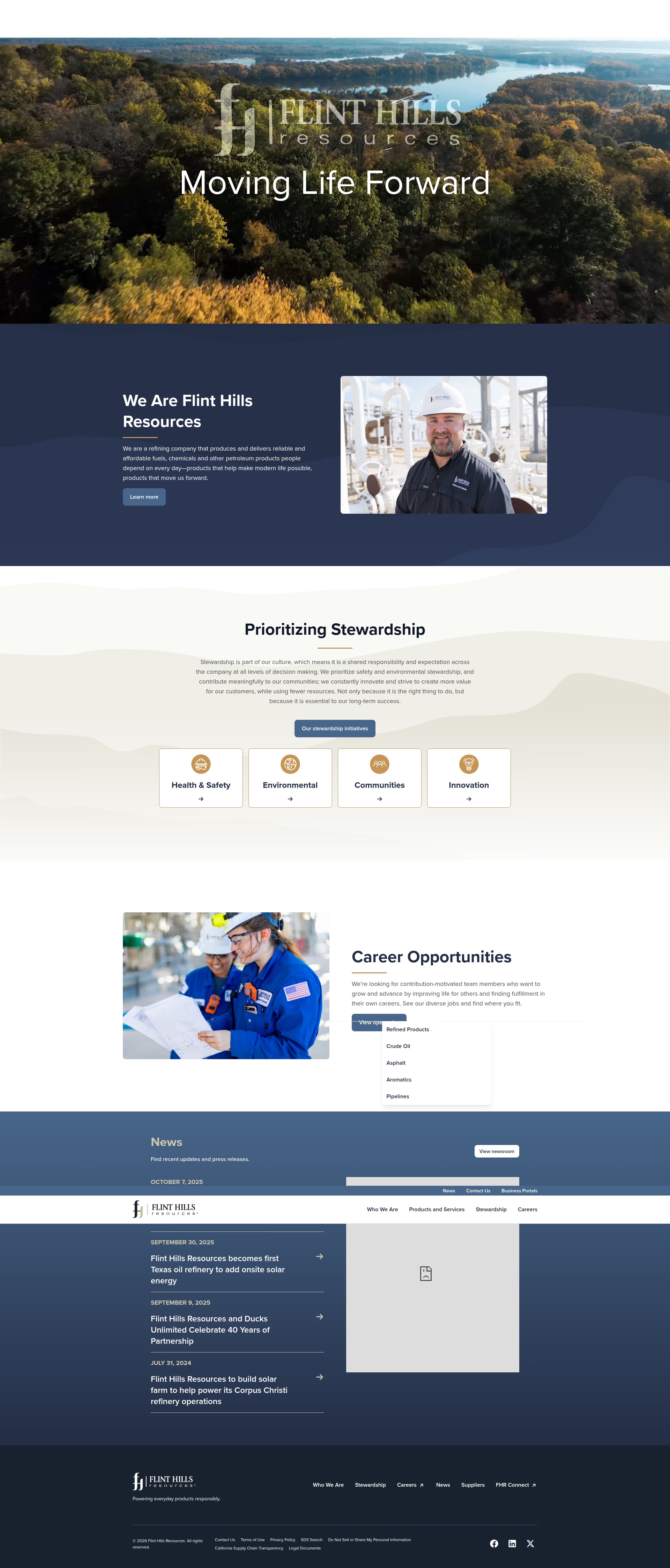 Screenshot of www.fhr.com