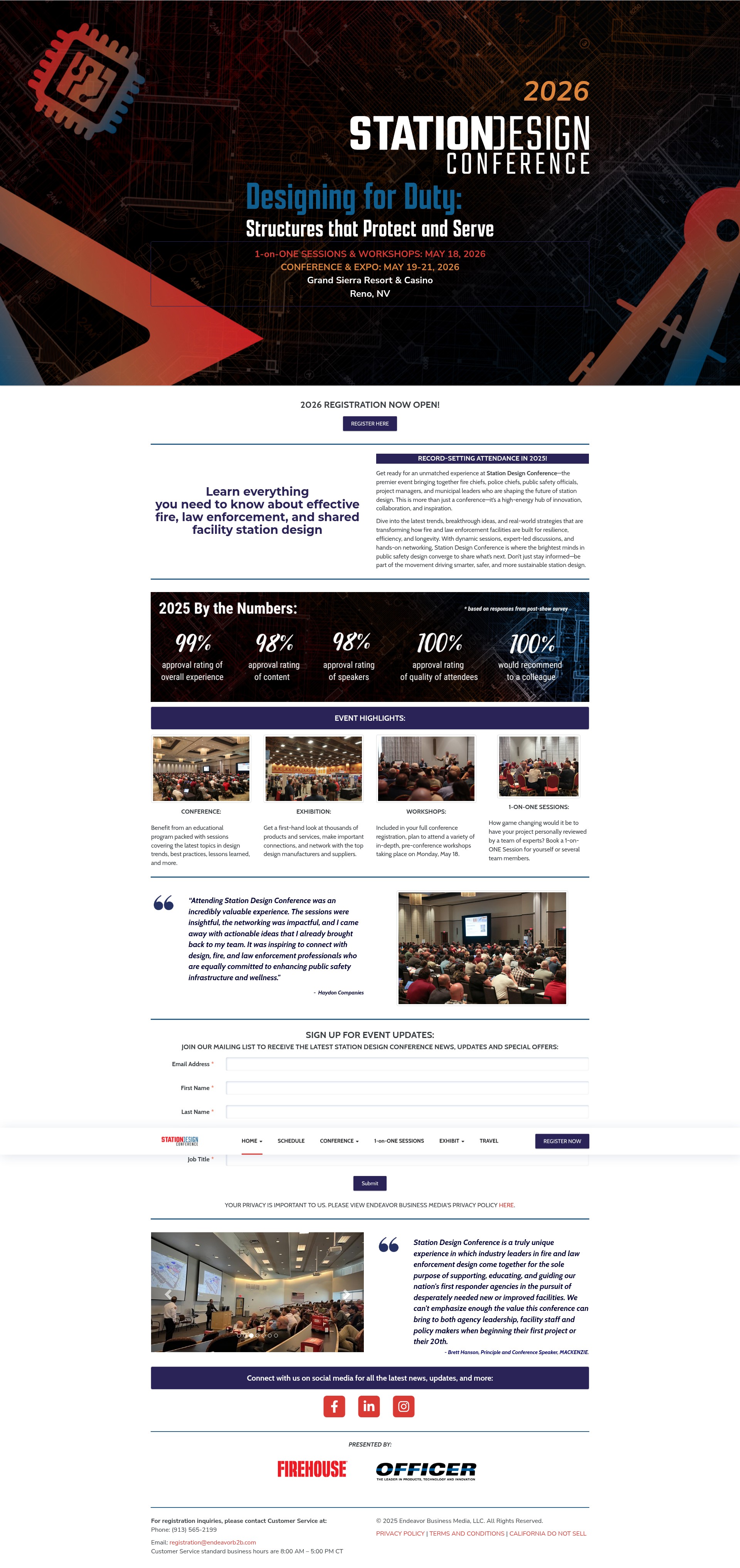 Screenshot of www.fhstationdesign.com