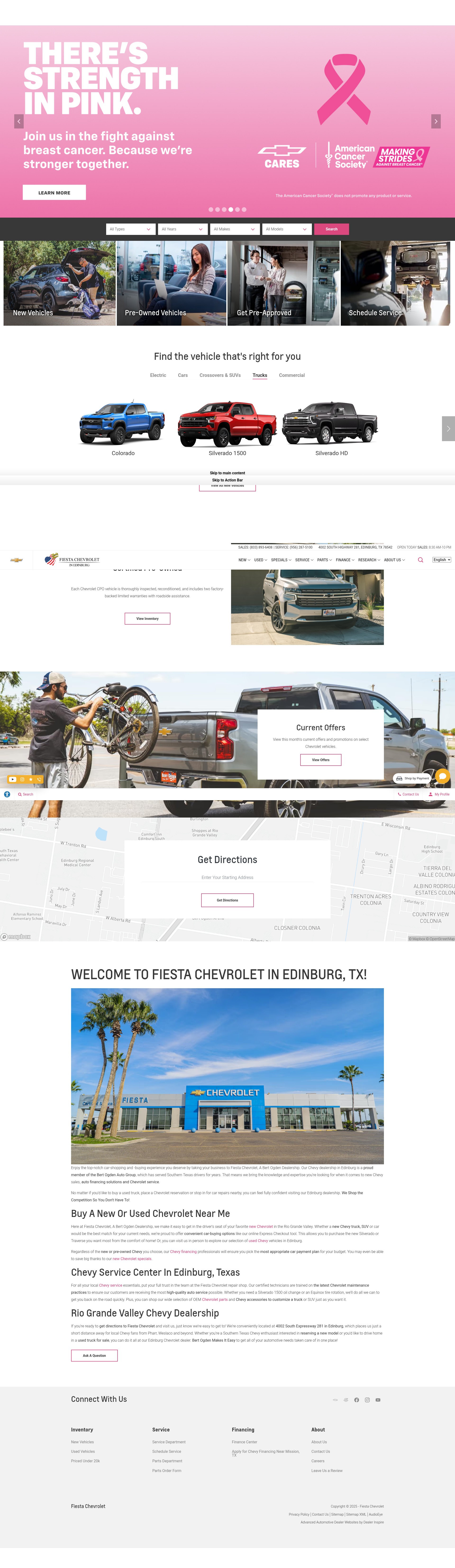 Screenshot of www.fiestachevy.com