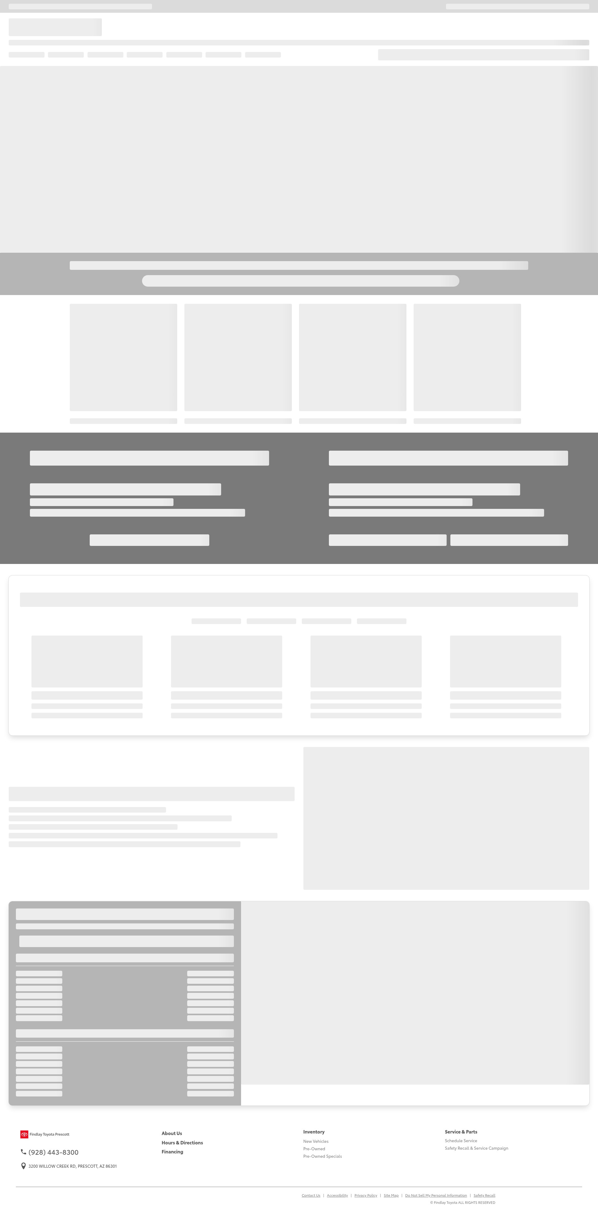 Screenshot of www.findlaytoyotaprescott.com