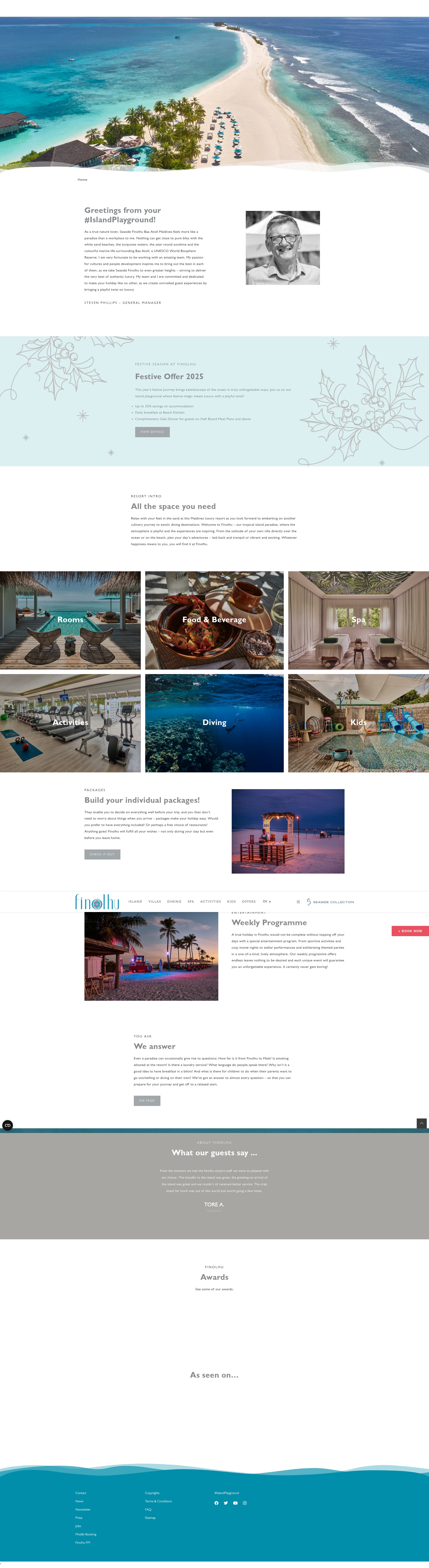 Screenshot of www.finolhu.com