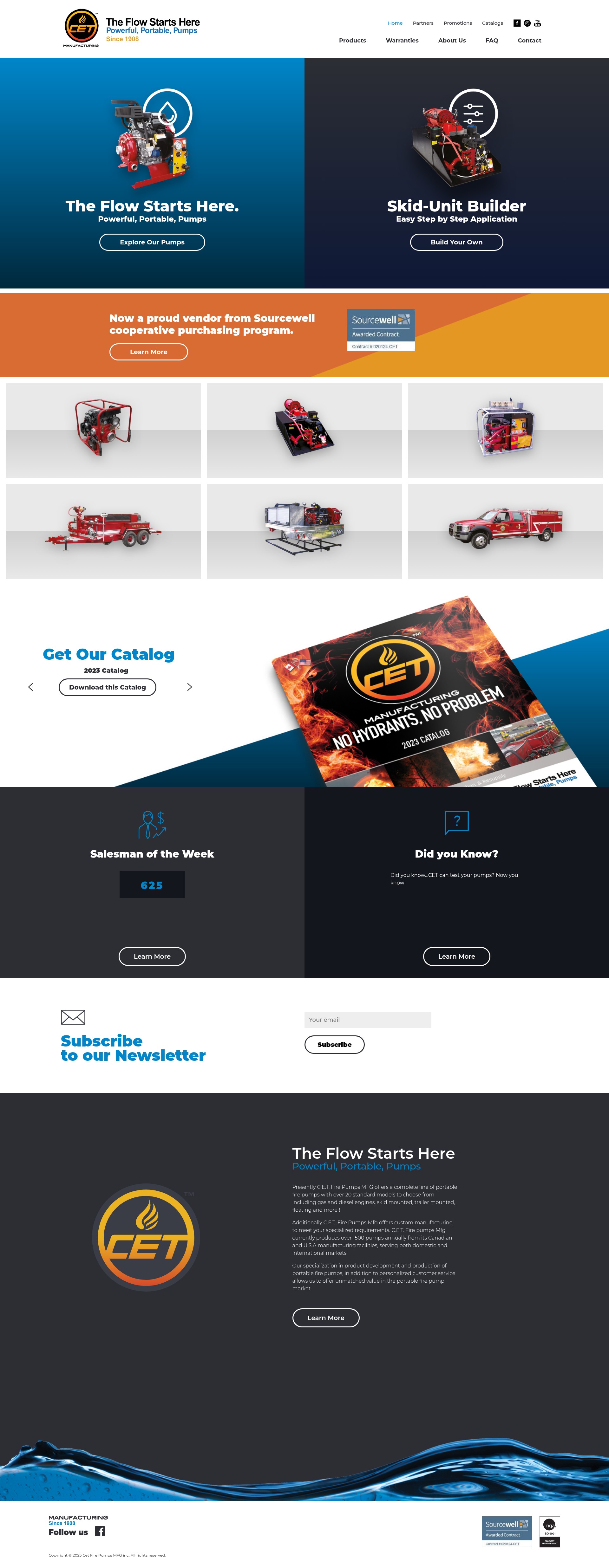 Screenshot of www.fire-pump.com