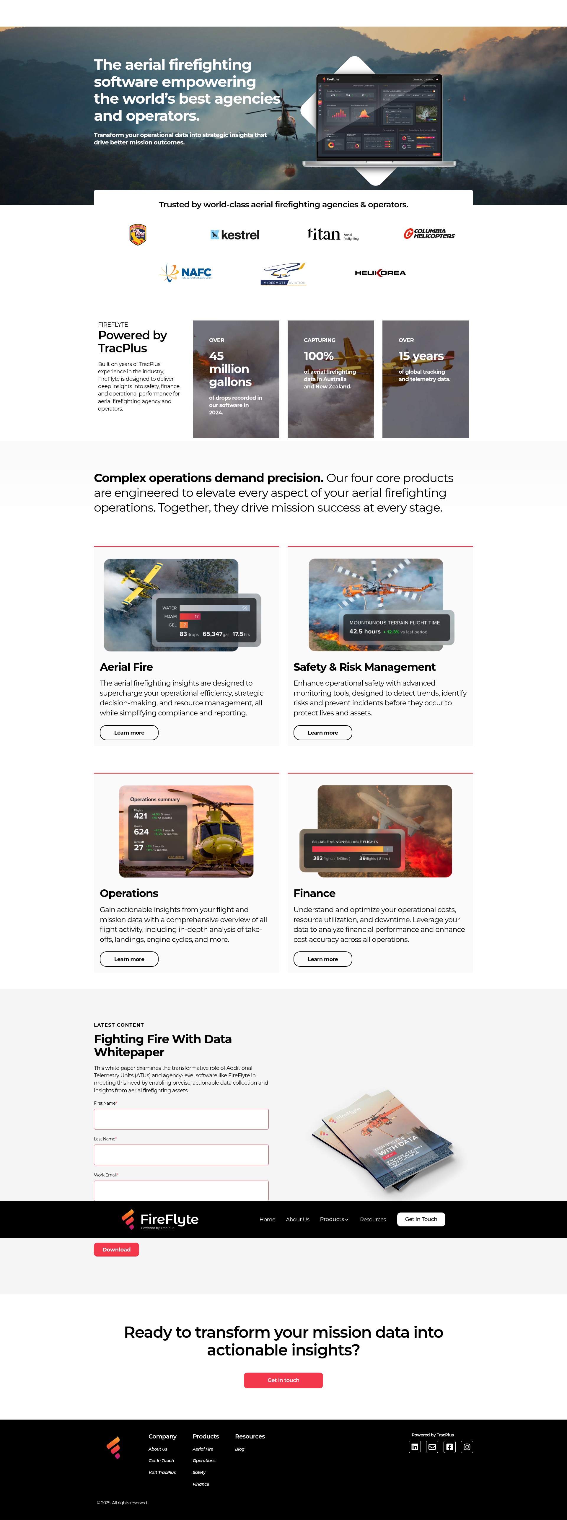 Screenshot of www.fireflyte.com