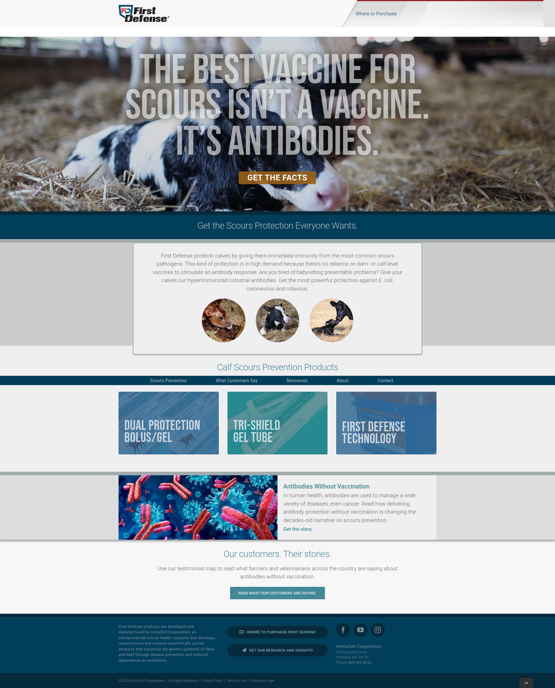 Screenshot of www.firstdefensecalfhealth.com