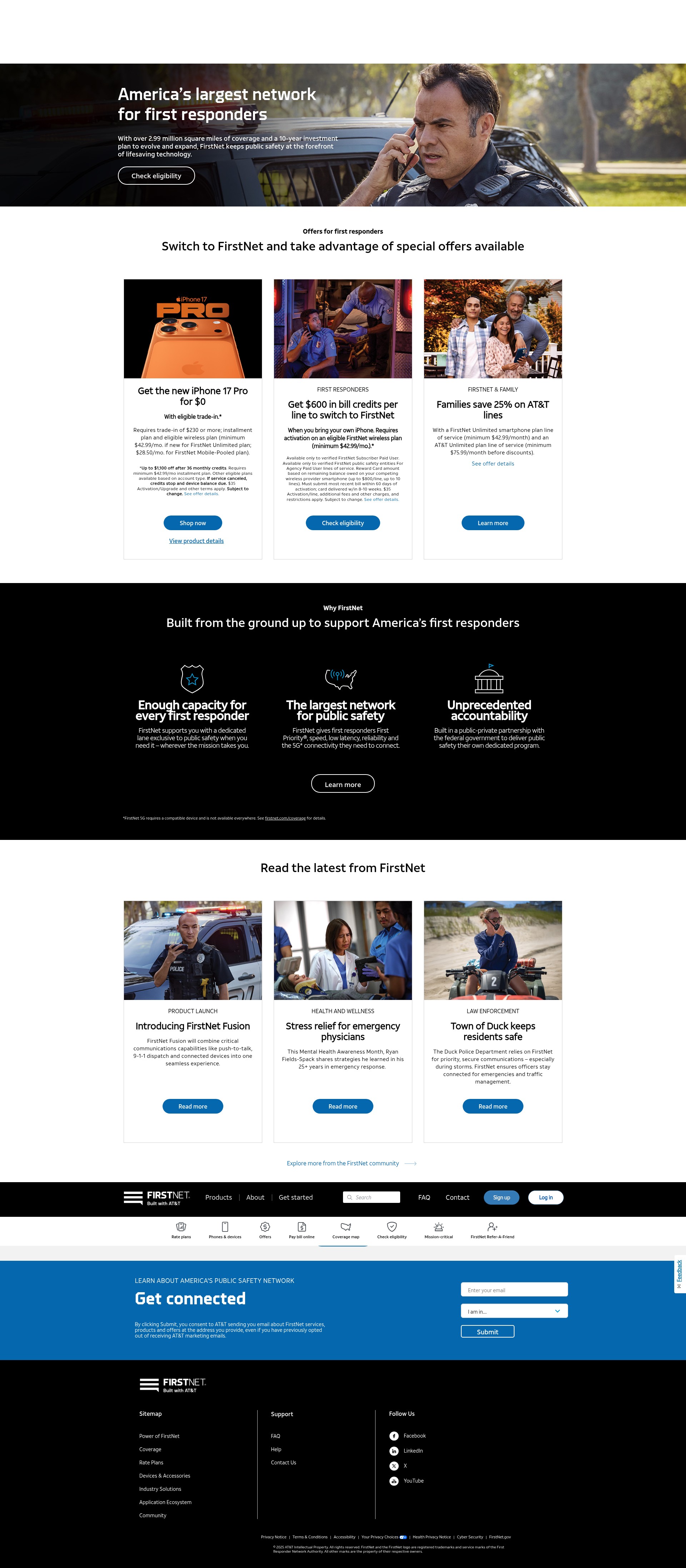 Screenshot of www.firstnet.com