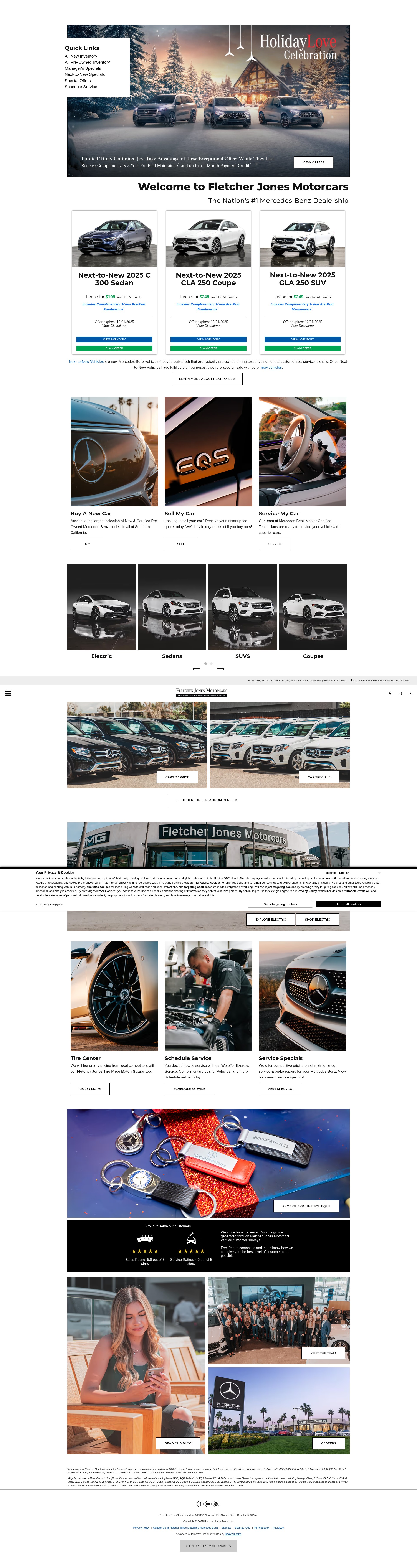 Screenshot of www.fjmercedes.com