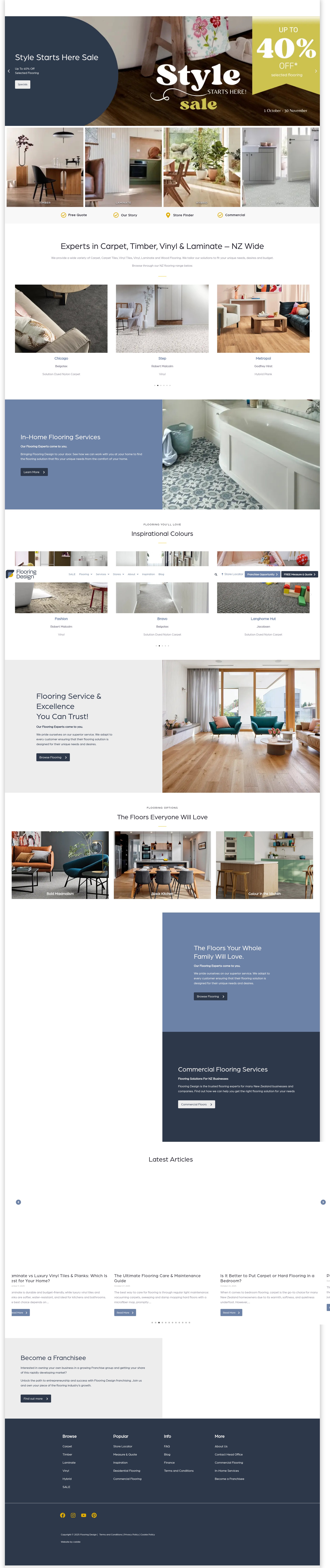 Screenshot of www.flooringdesign.co.nz