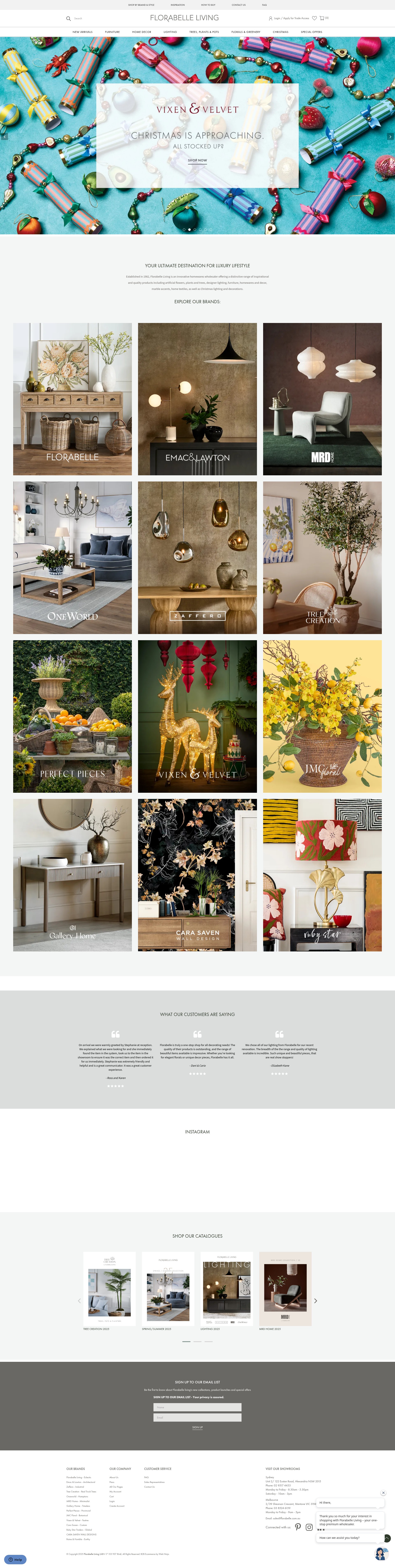 Screenshot of www.florabelle.com.au
