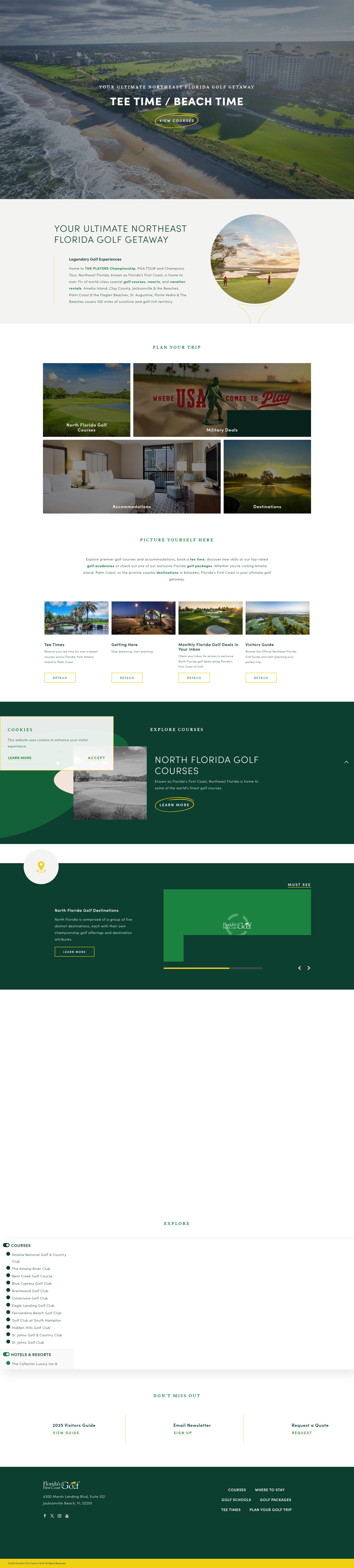 Screenshot of www.florida-golf.org