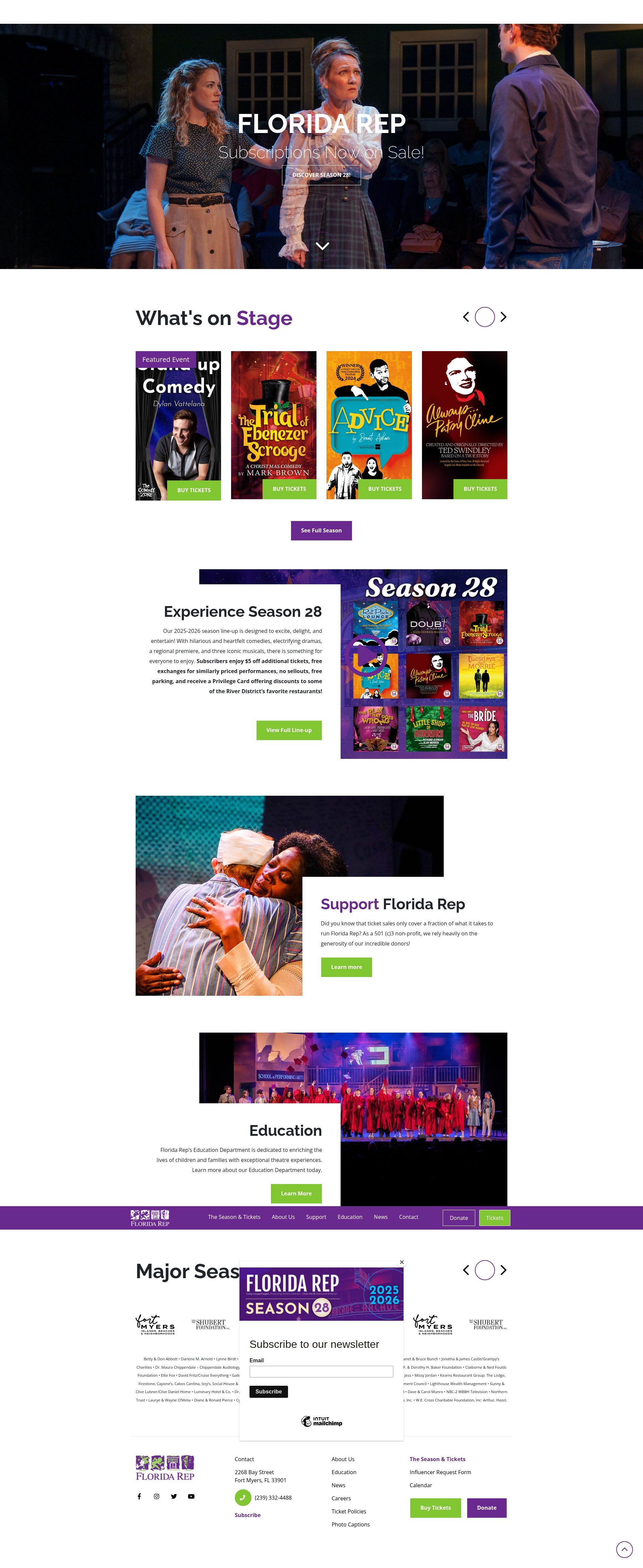 Screenshot of www.floridarep.org