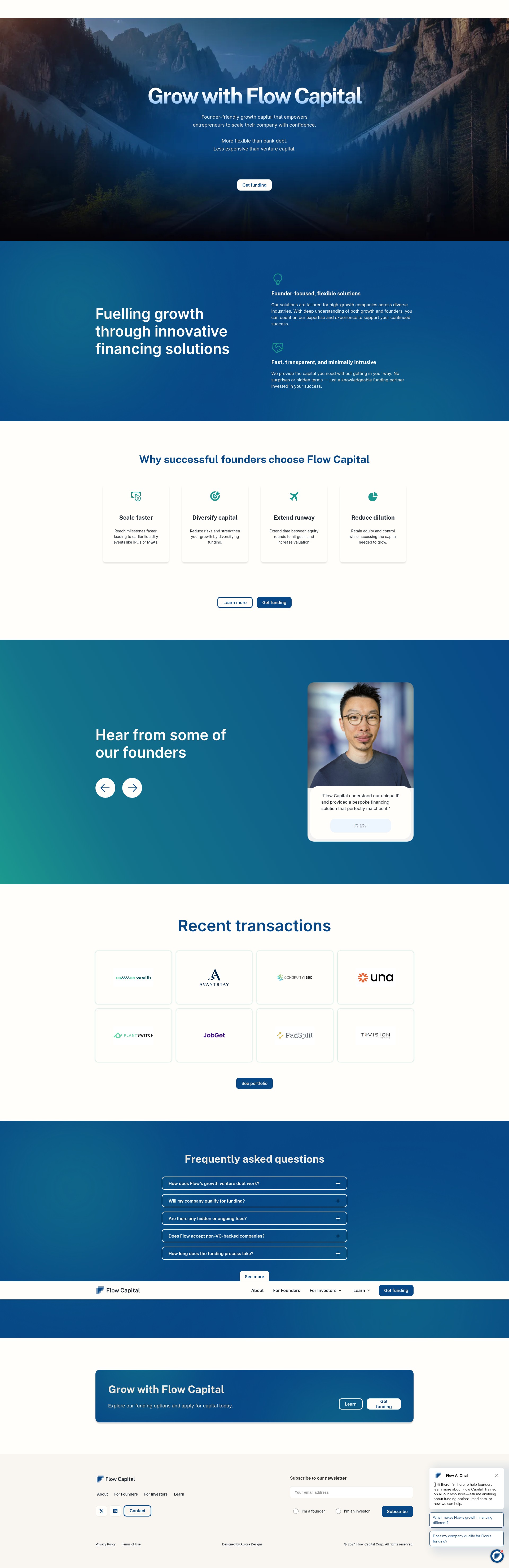 Screenshot of www.flowcap.com