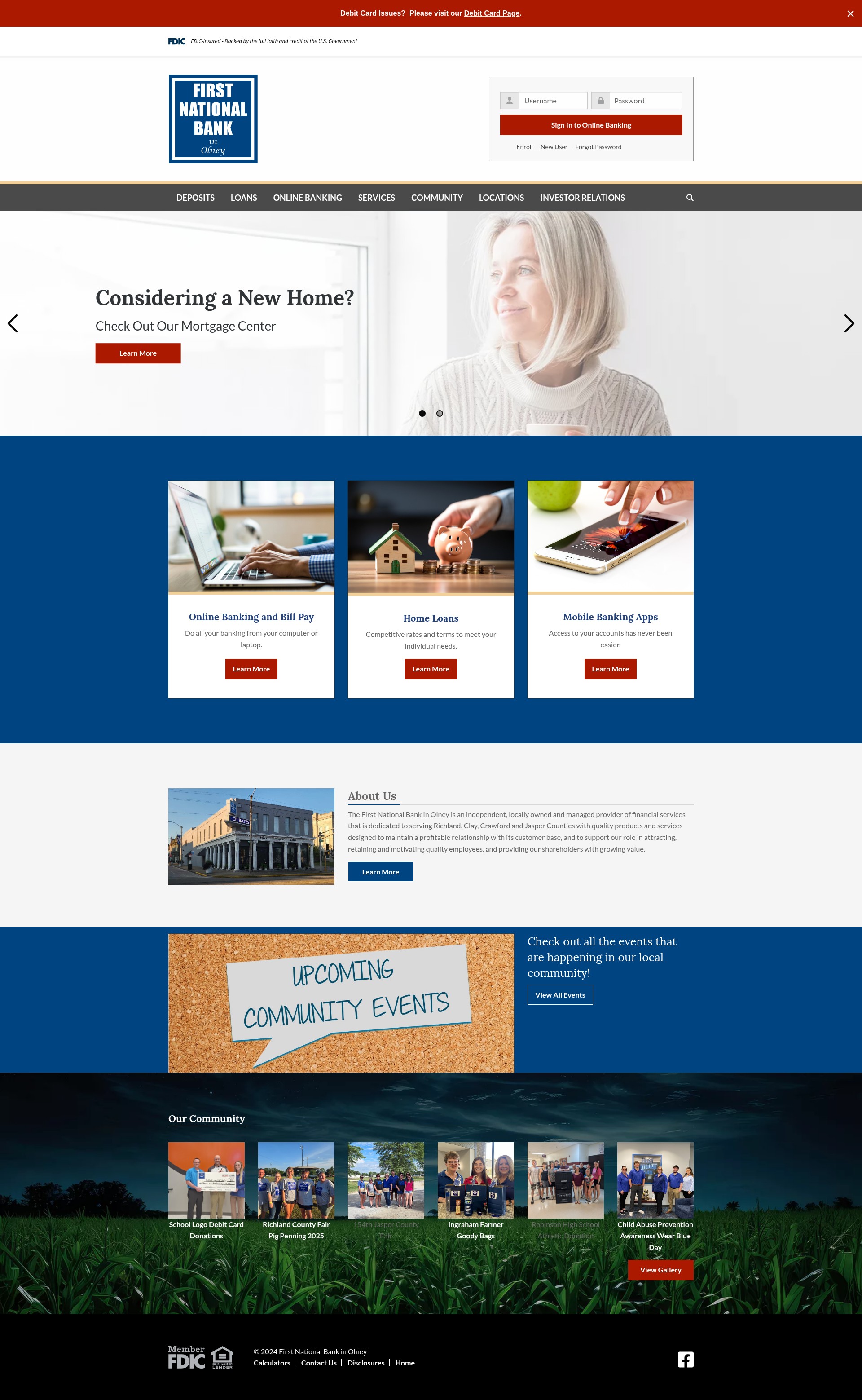 Screenshot of www.fnbolney.com