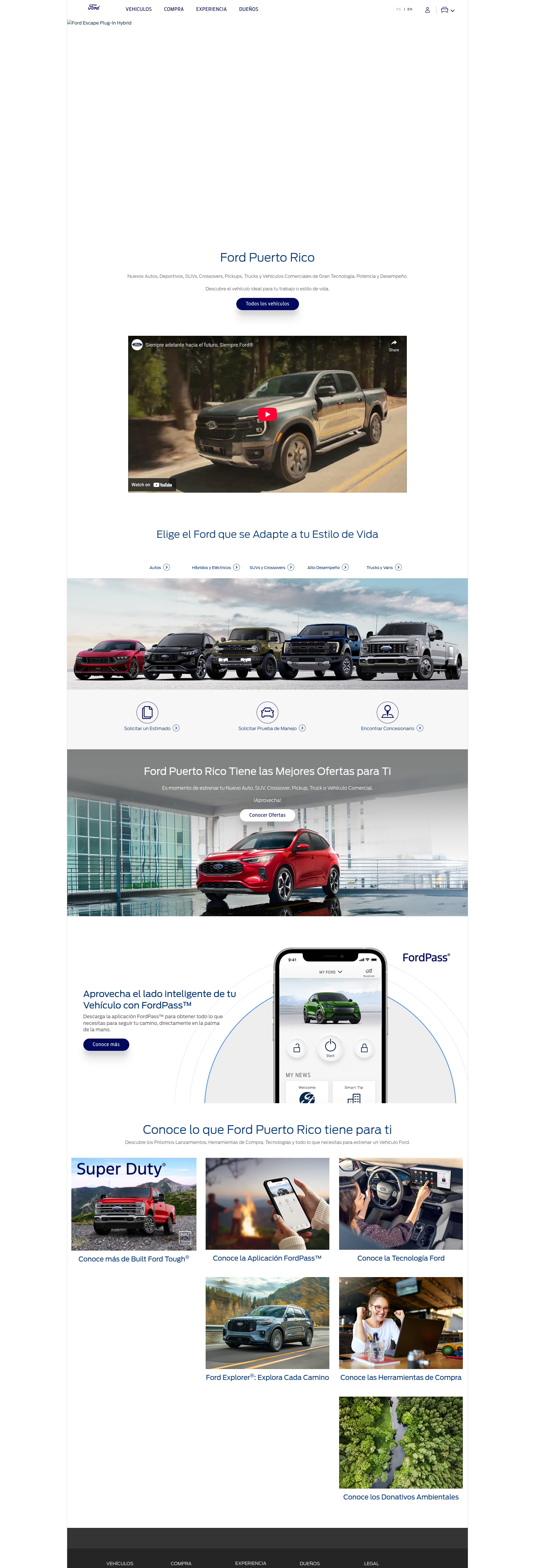 Screenshot of www.ford.com.pr