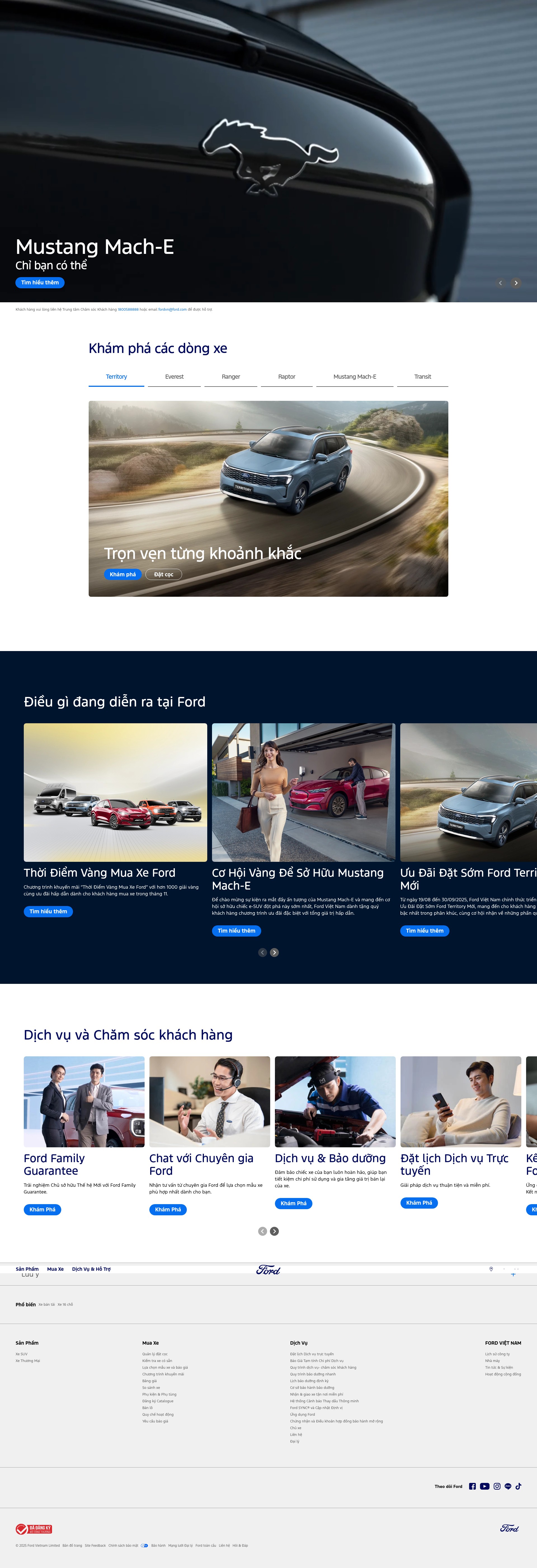 Screenshot of www.ford.com.vn