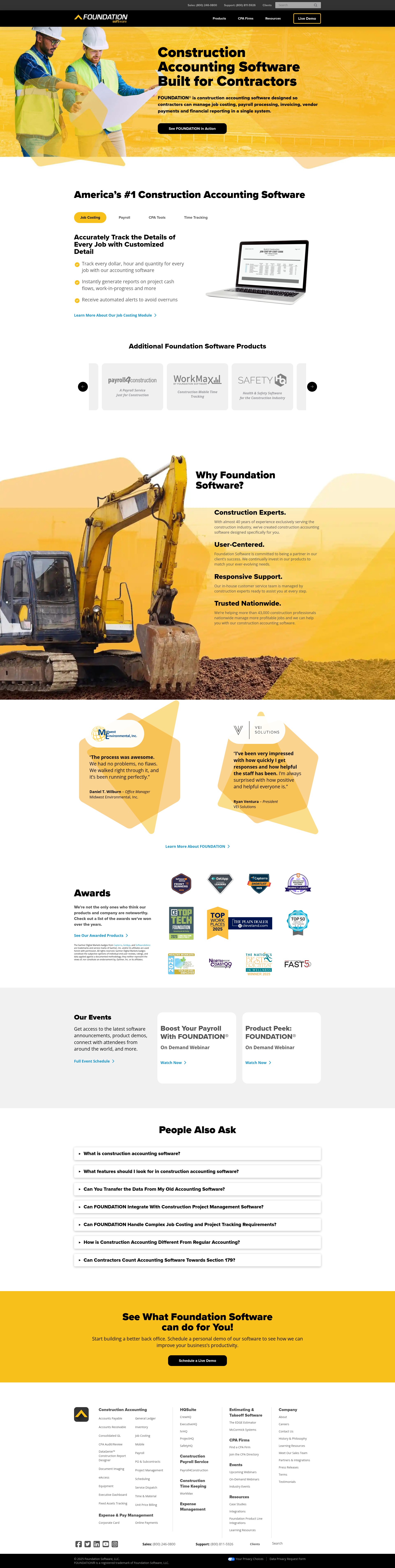 Screenshot of www.foundationsoft.com