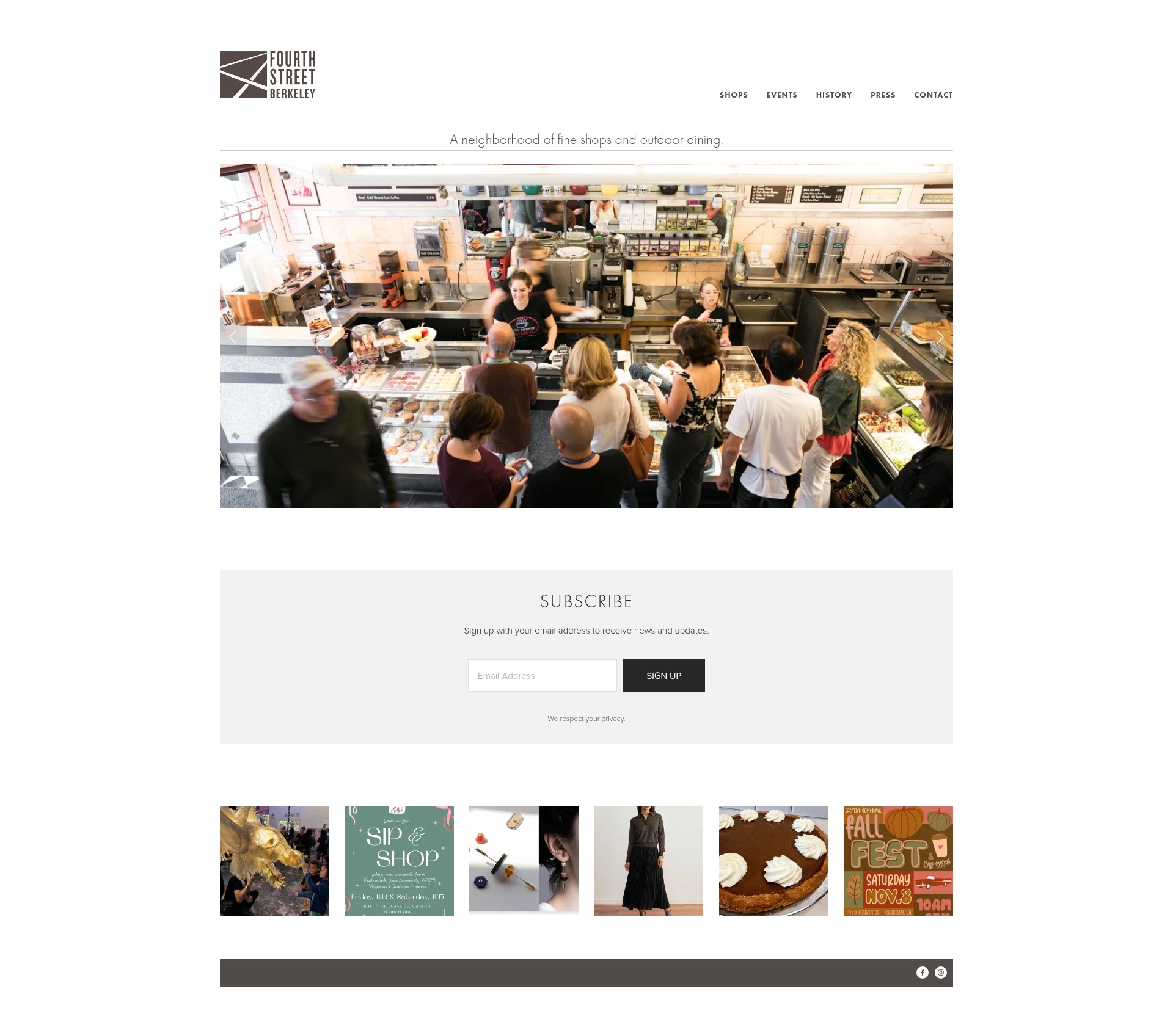 Screenshot of www.fourthstreet.com
