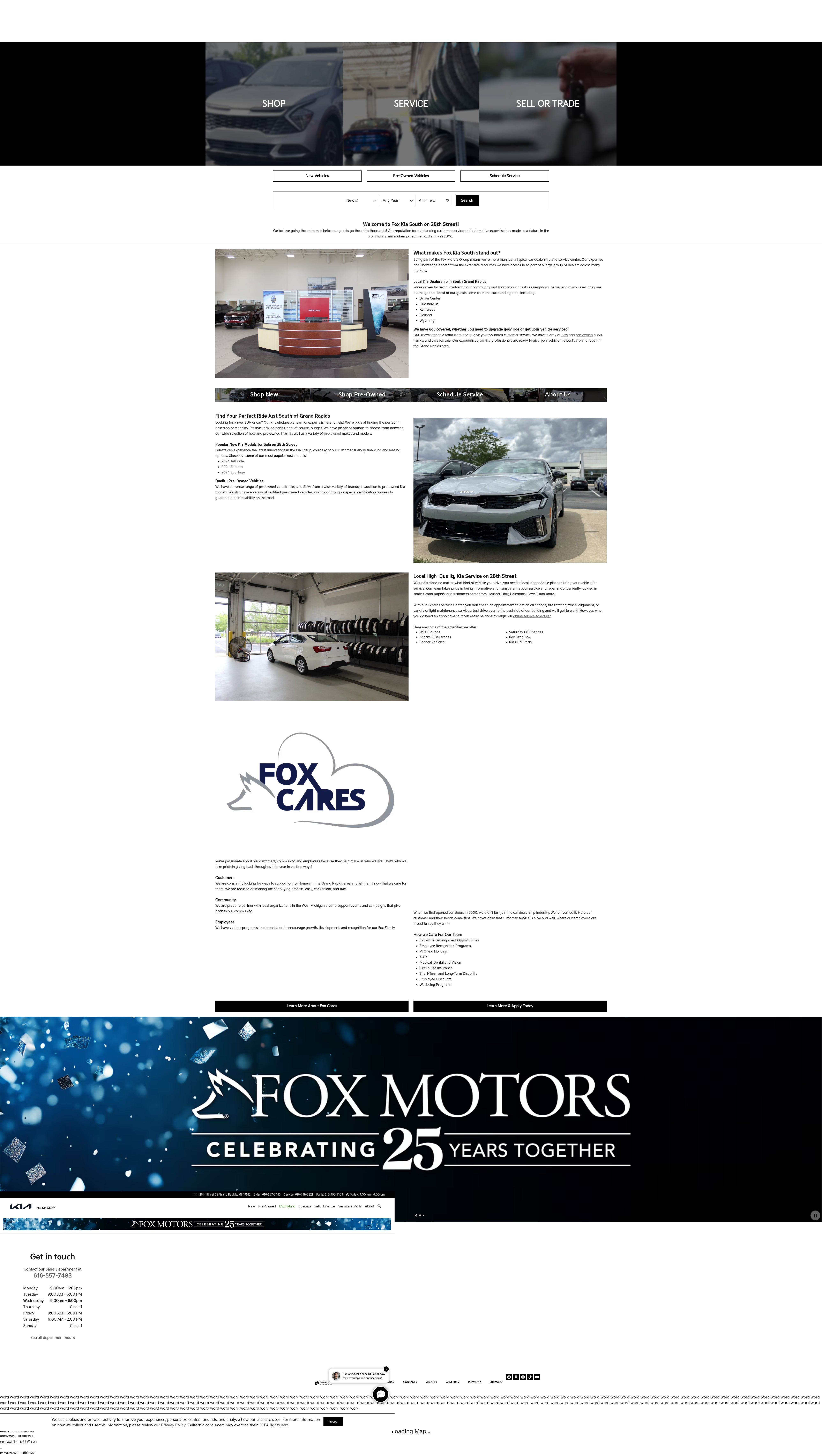 Screenshot of www.foxkiasouth.com