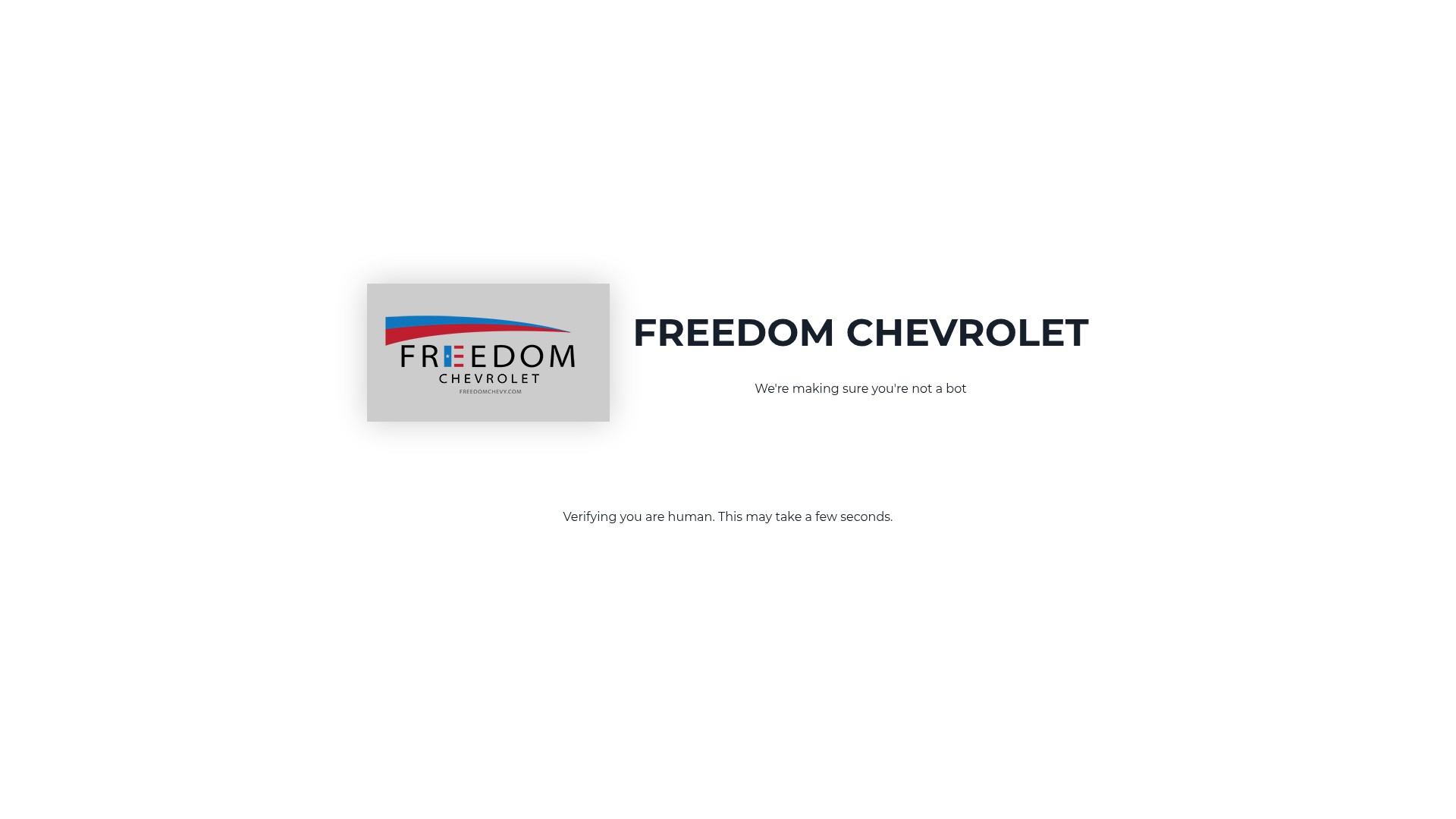 Screenshot of www.freedomchevy.com