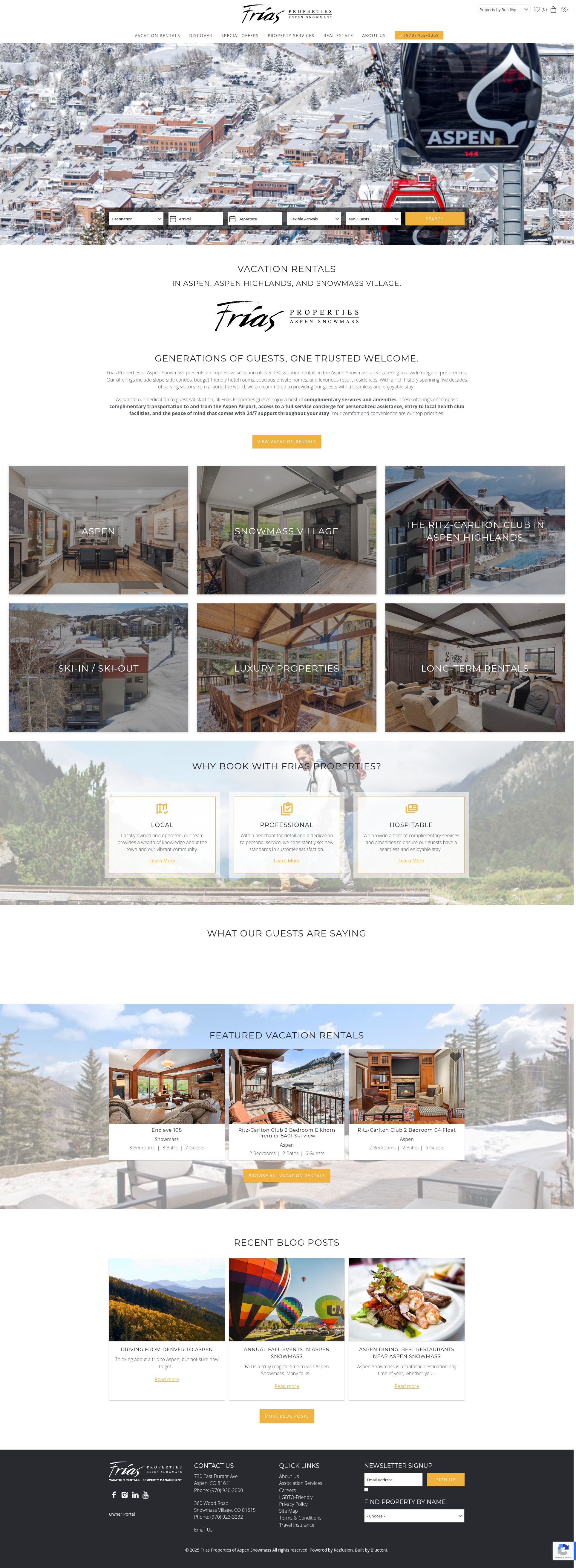 Screenshot of www.friasproperties.com