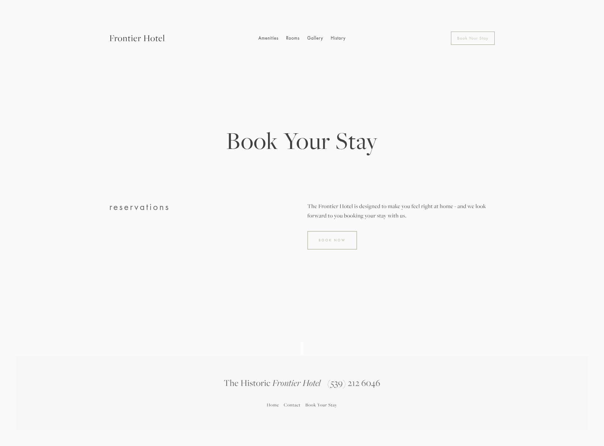 Screenshot of www.frontierhotelpawhuska.com