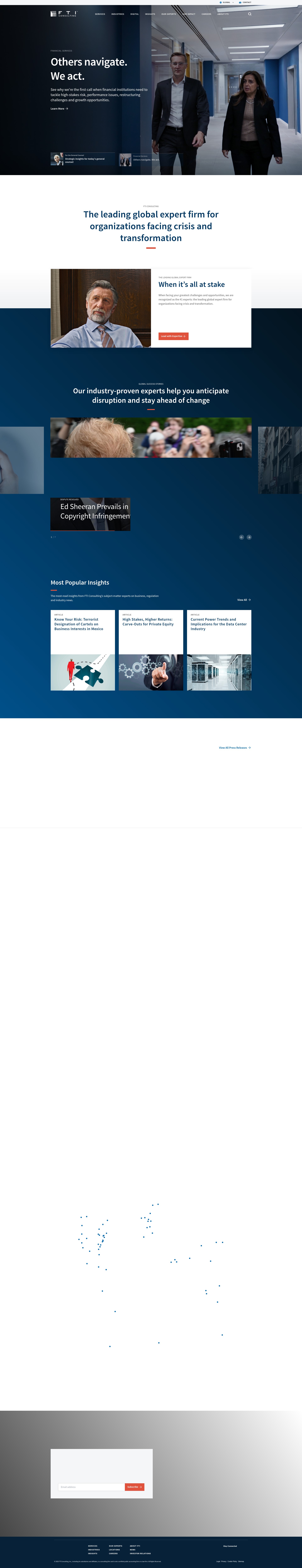 Screenshot of www.fticonsulting.com