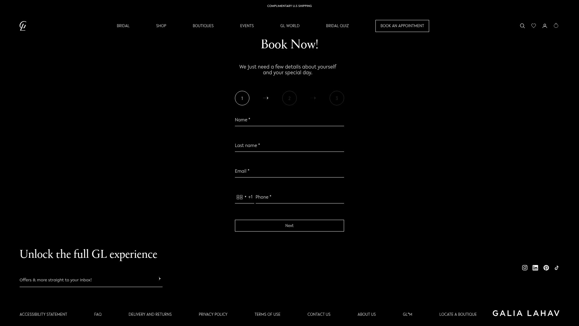 Screenshot of www.galialahav.com