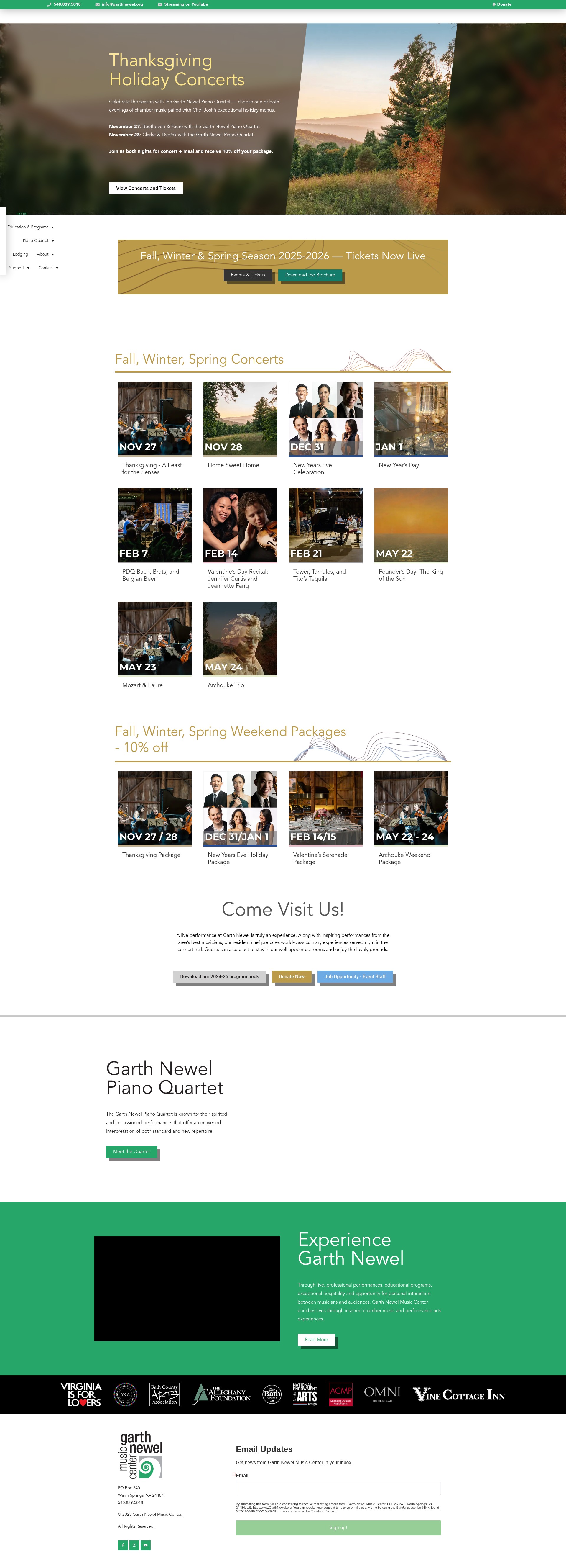 Screenshot of www.garthnewel.org