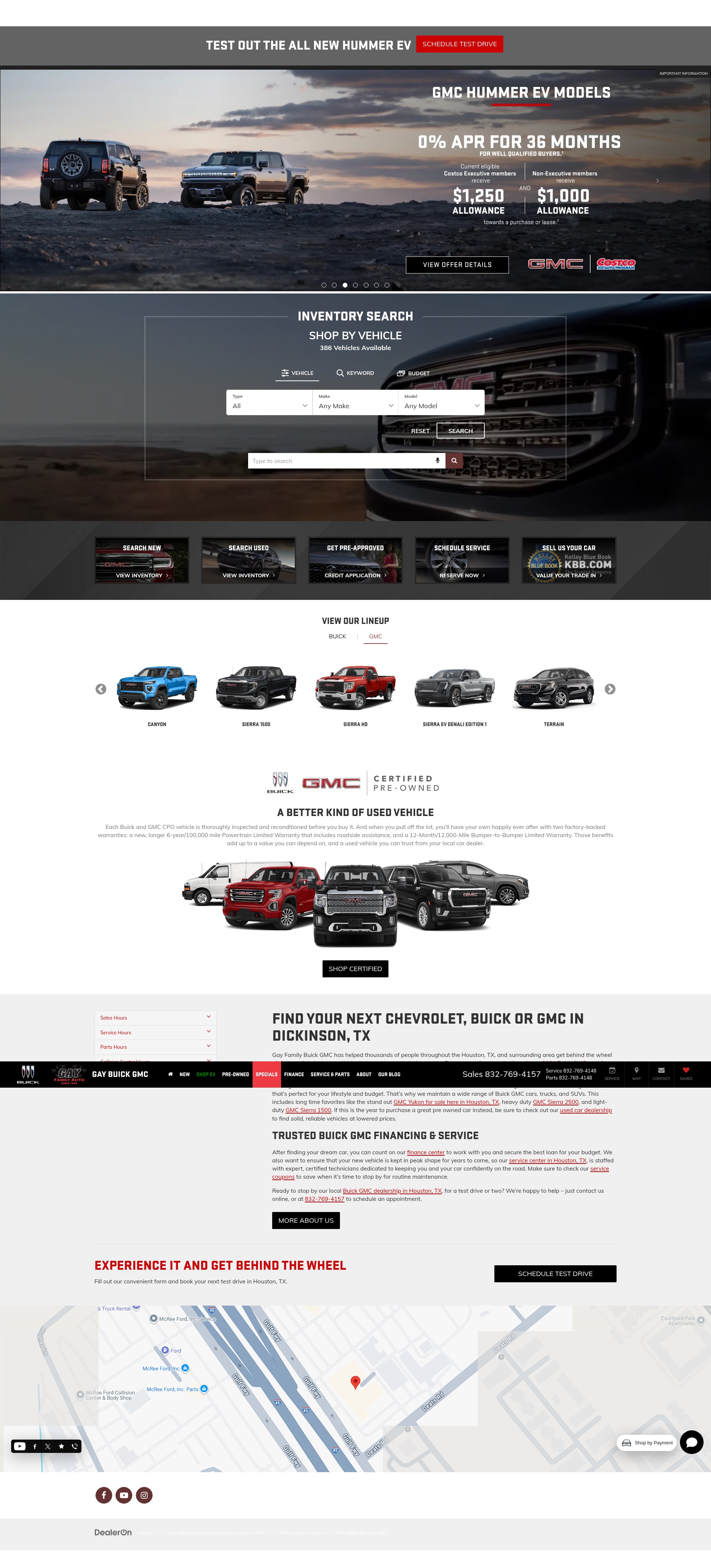 Screenshot of www.gaybuickgmc.com