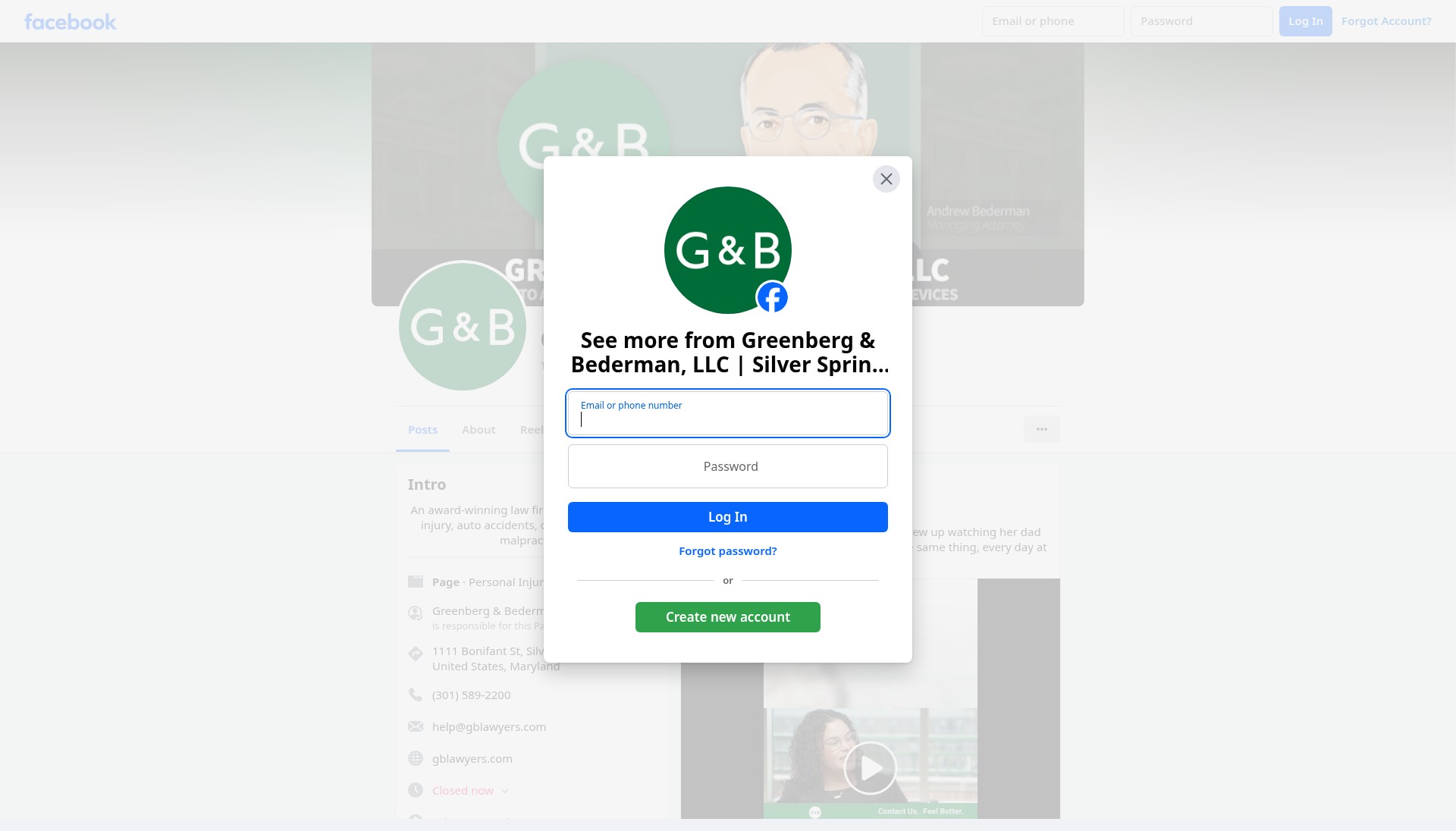Screenshot of www.gblawyers.com
