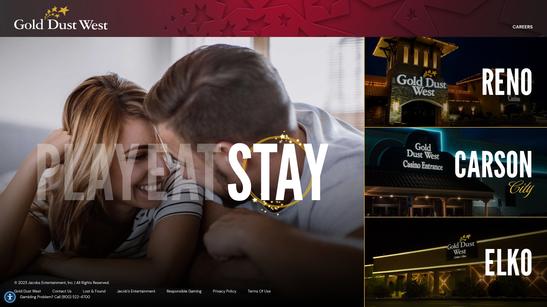 Screenshot of www.gdwcasino.com