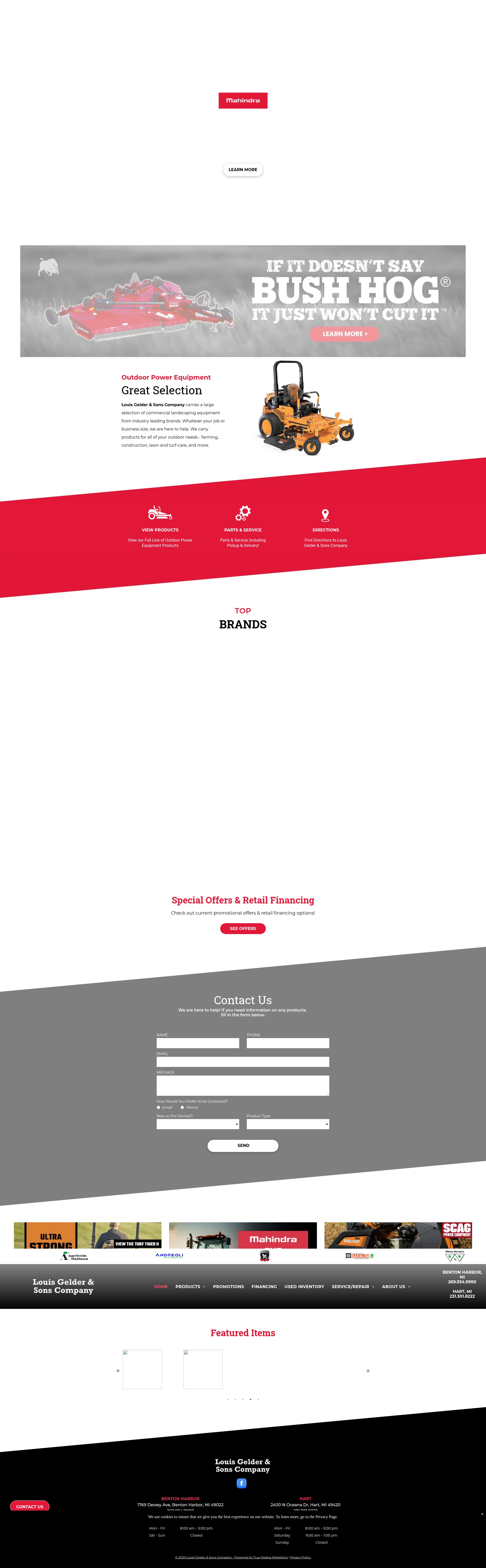Screenshot of www.gelder-eq.com