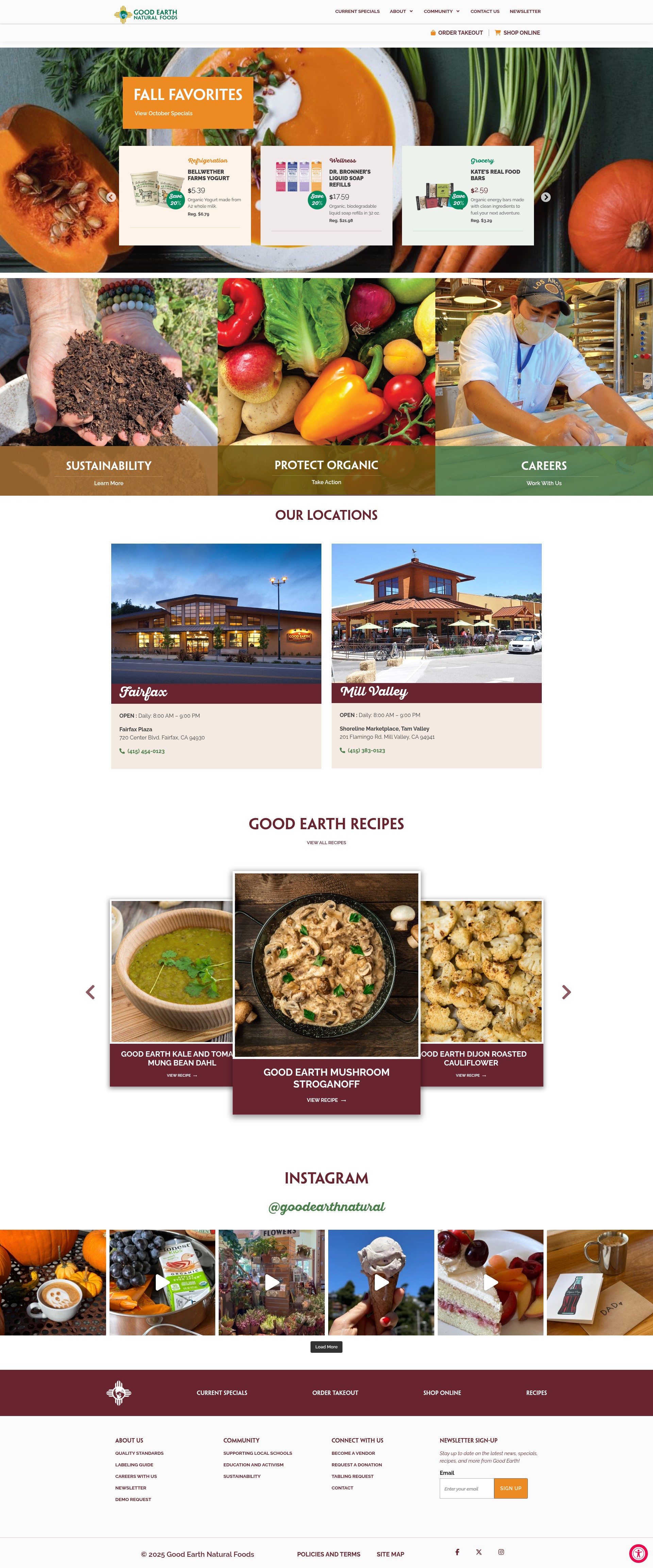 Screenshot of www.genatural.com