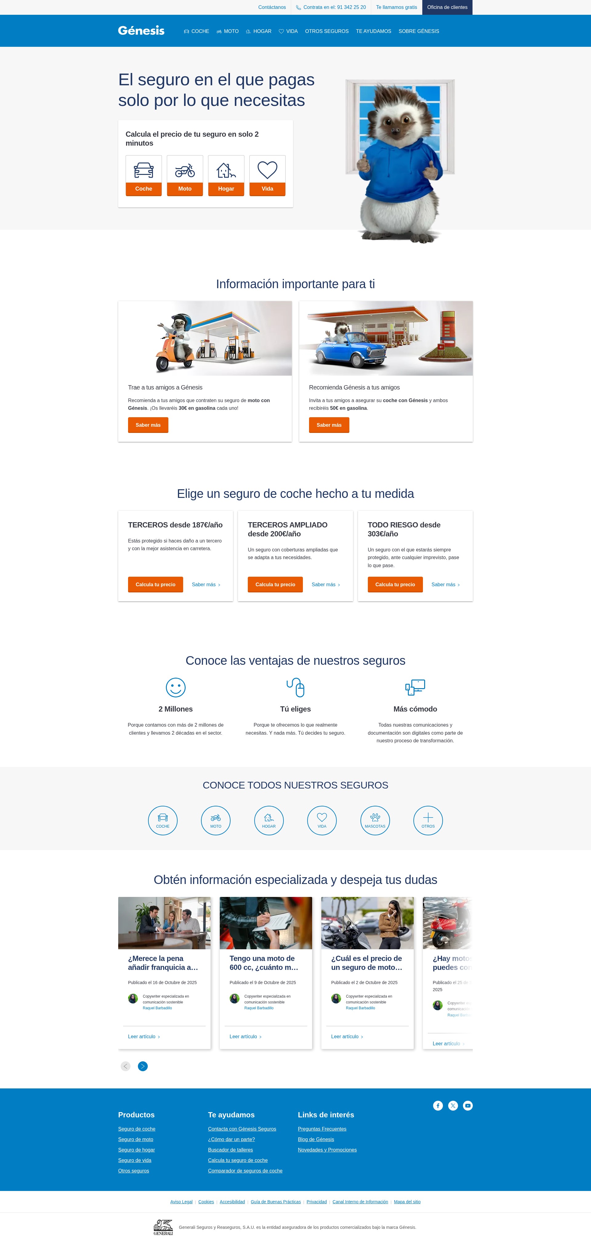 Screenshot of www.genesis.es