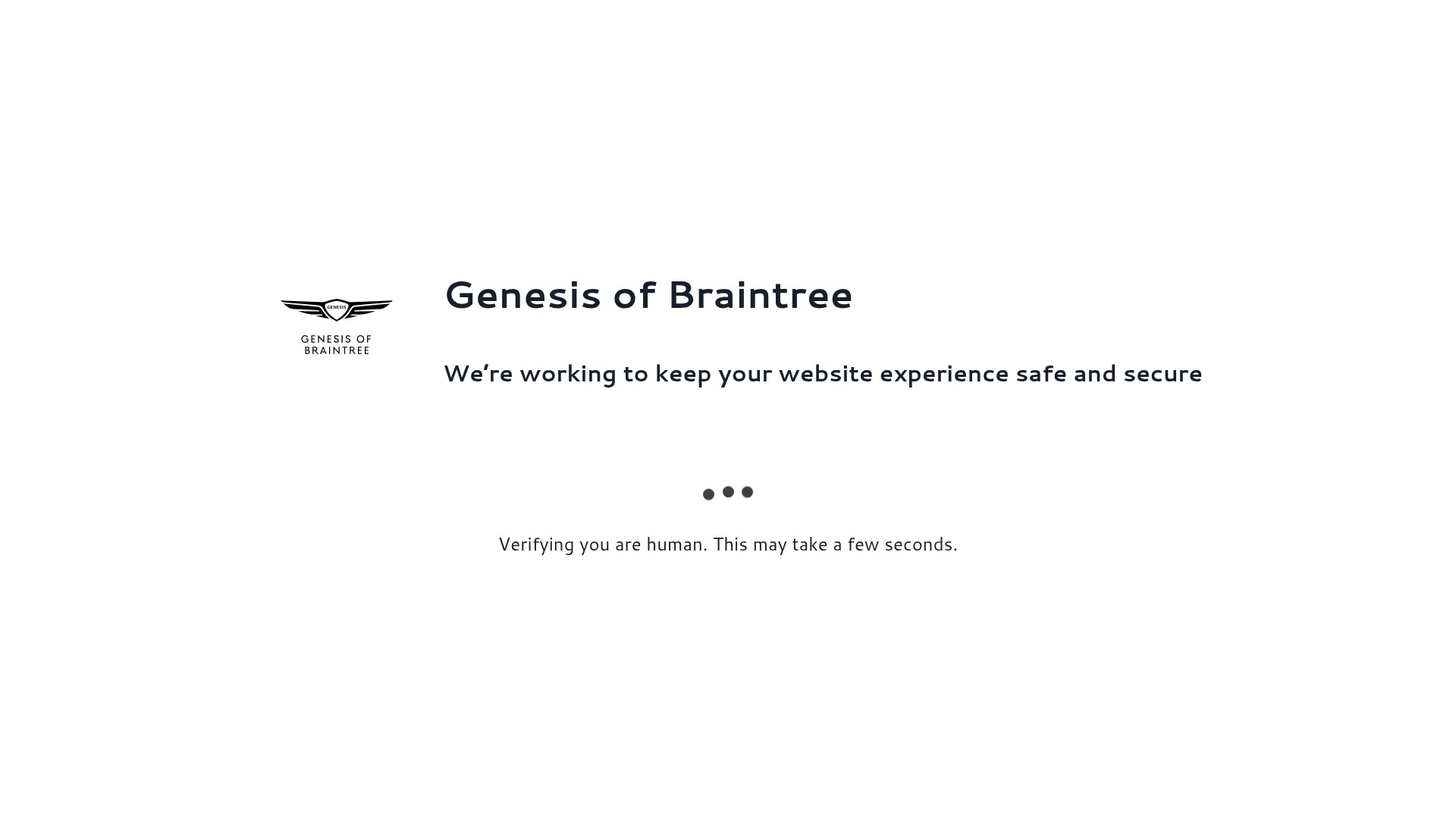 Screenshot of www.genesisofbraintree.com